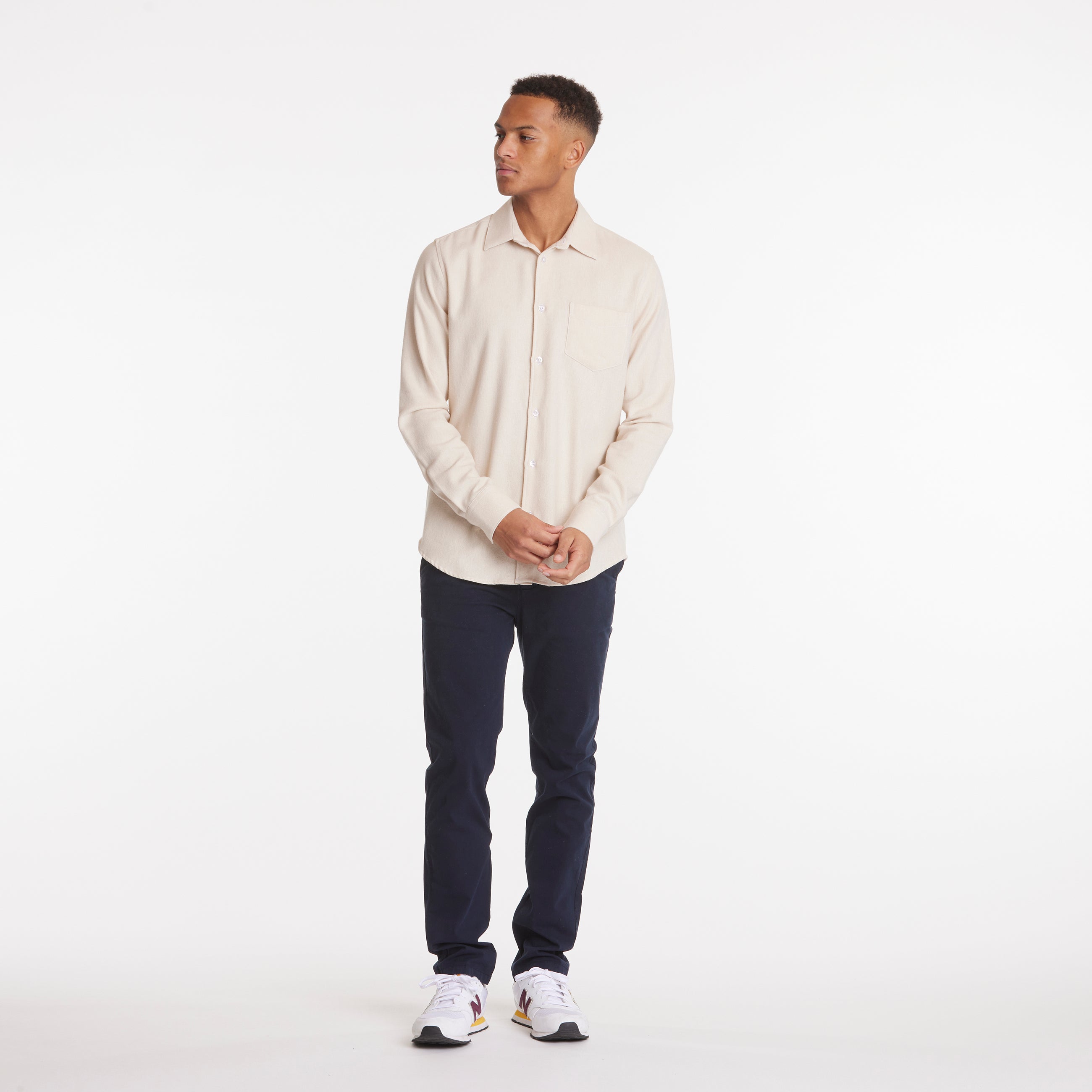 ByGarment Makers Bob Shirt Shirt LS 1160 Ecru
