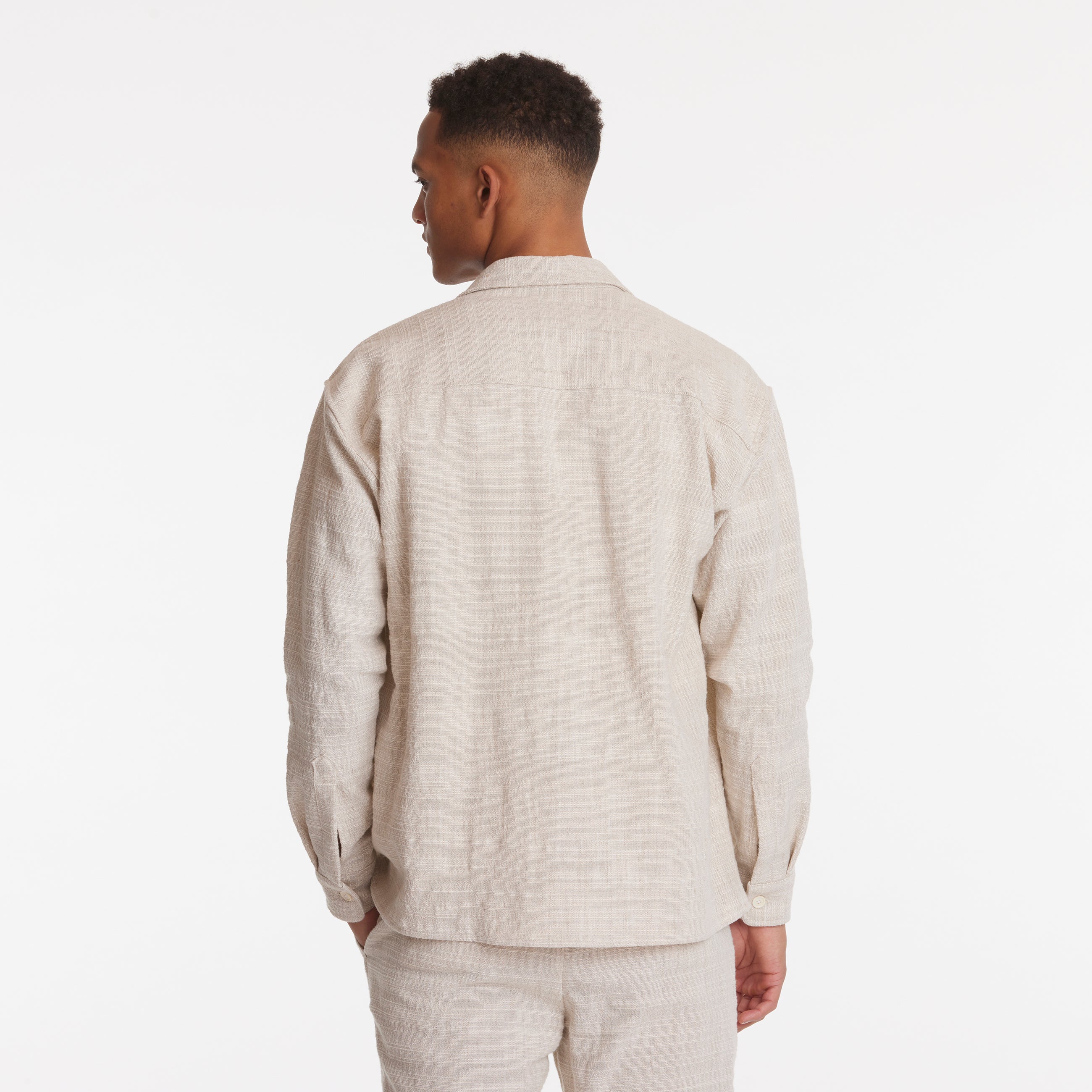 ByGarment Makers Diego Overshirt Shirt LS 1160 Ecru