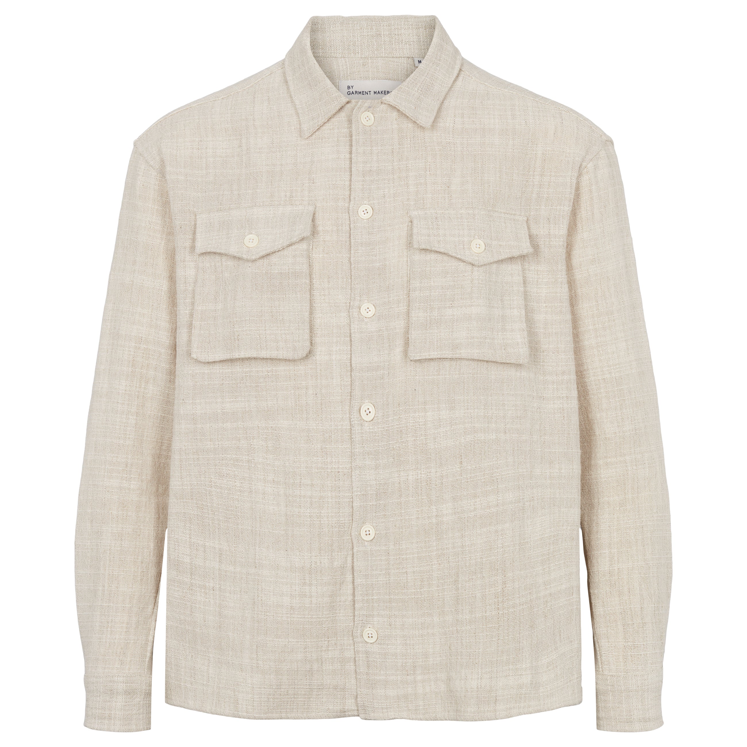 ByGarment Makers Diego Overshirt Shirt LS 1160 Ecru