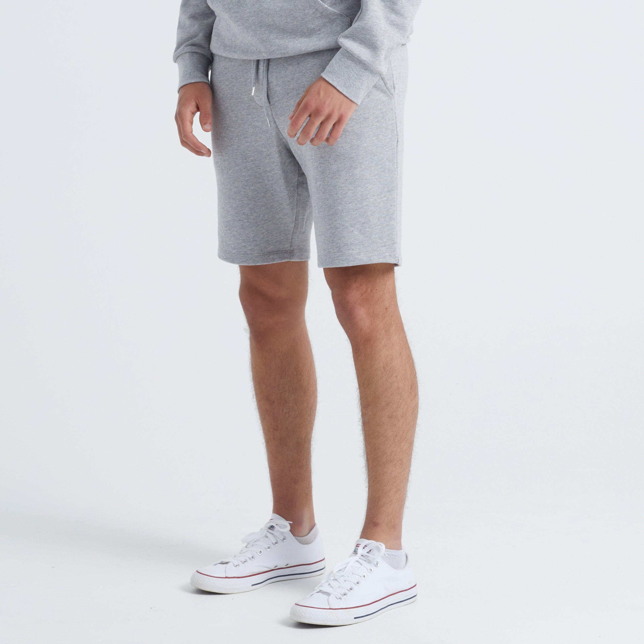 By Garment Makers Ebbe Shorts 1145 Light Grey Melange