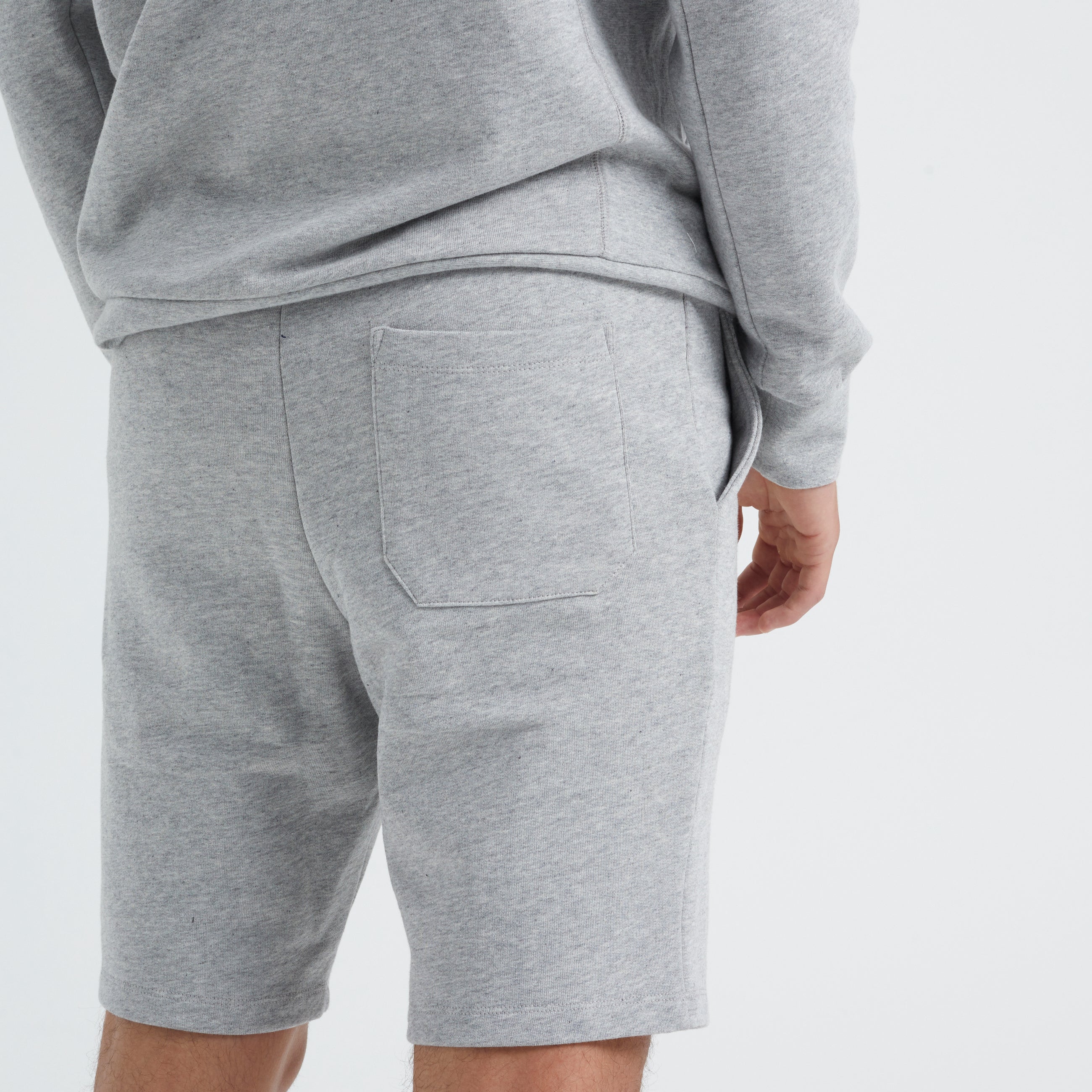 By Garment Makers Ebbe Shorts 1145 Light Grey Melange