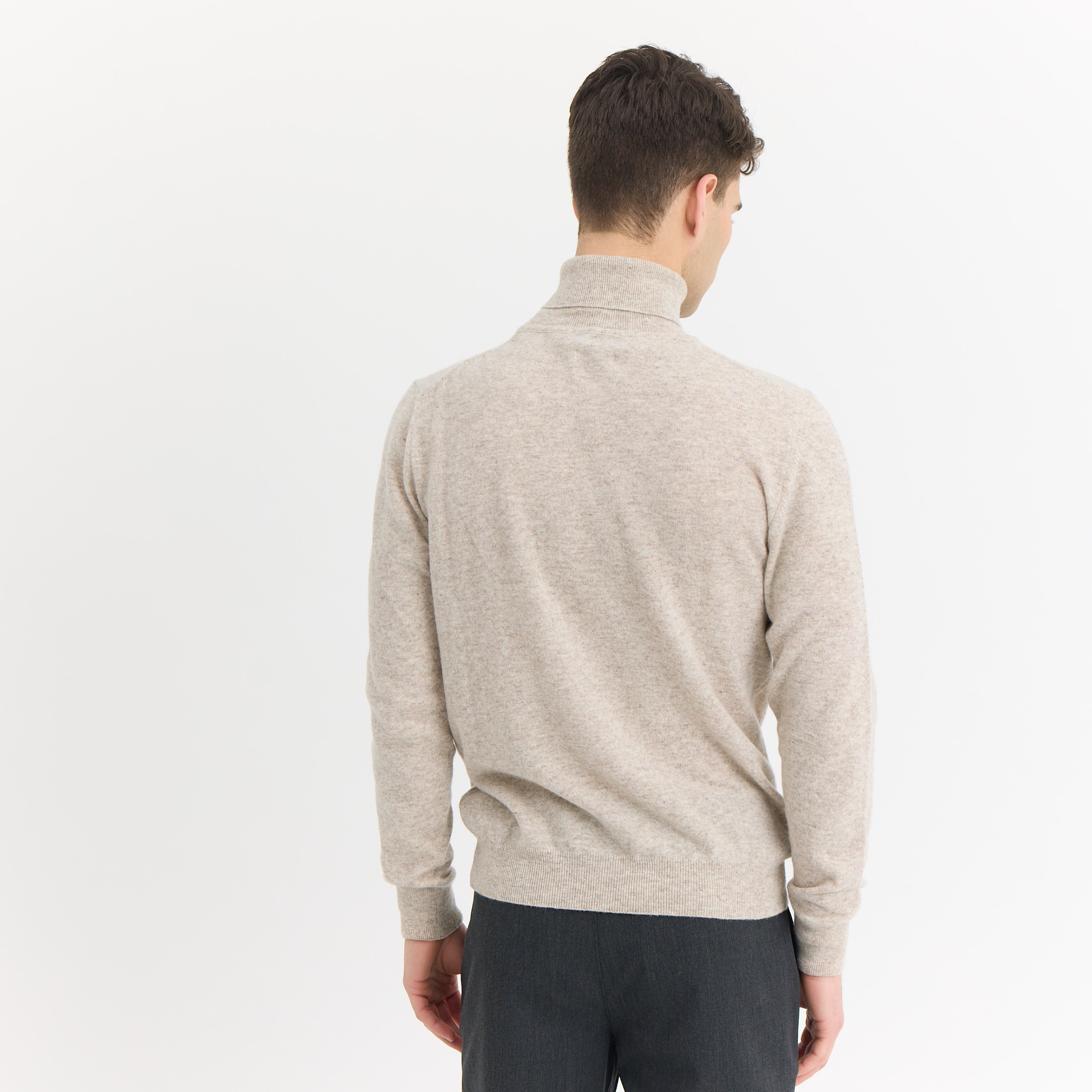 ByGarment Makers Elmo Wool Knit Rollneck Knit 1160 Ecru