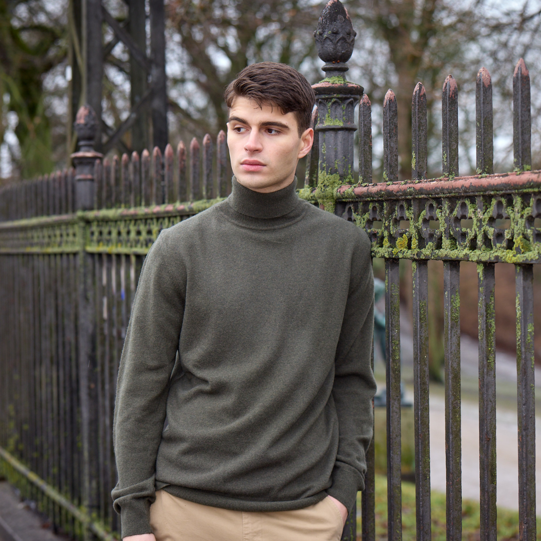 ByGarment Makers Elmo Wool Knit Rollneck Knit 1184 Russian Olive