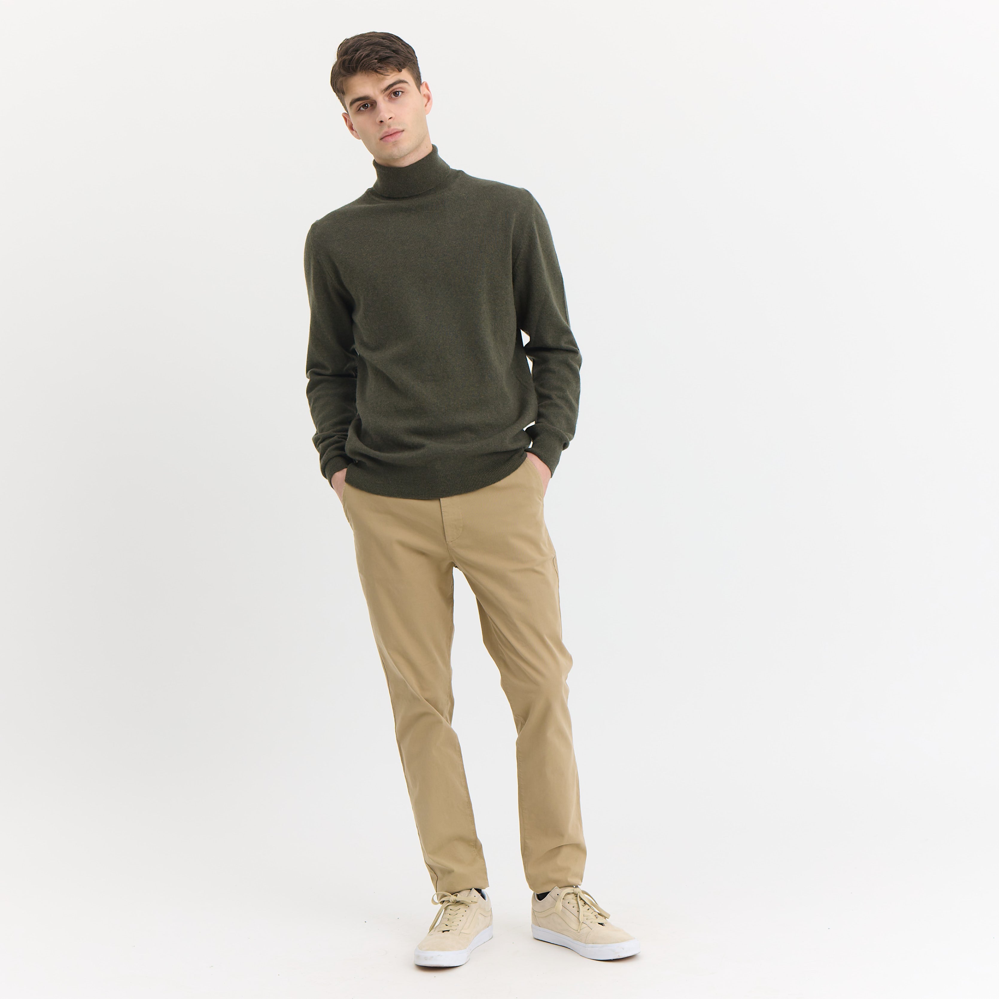 ByGarment Makers Elmo Wool Knit Rollneck Knit 1184 Russian Olive