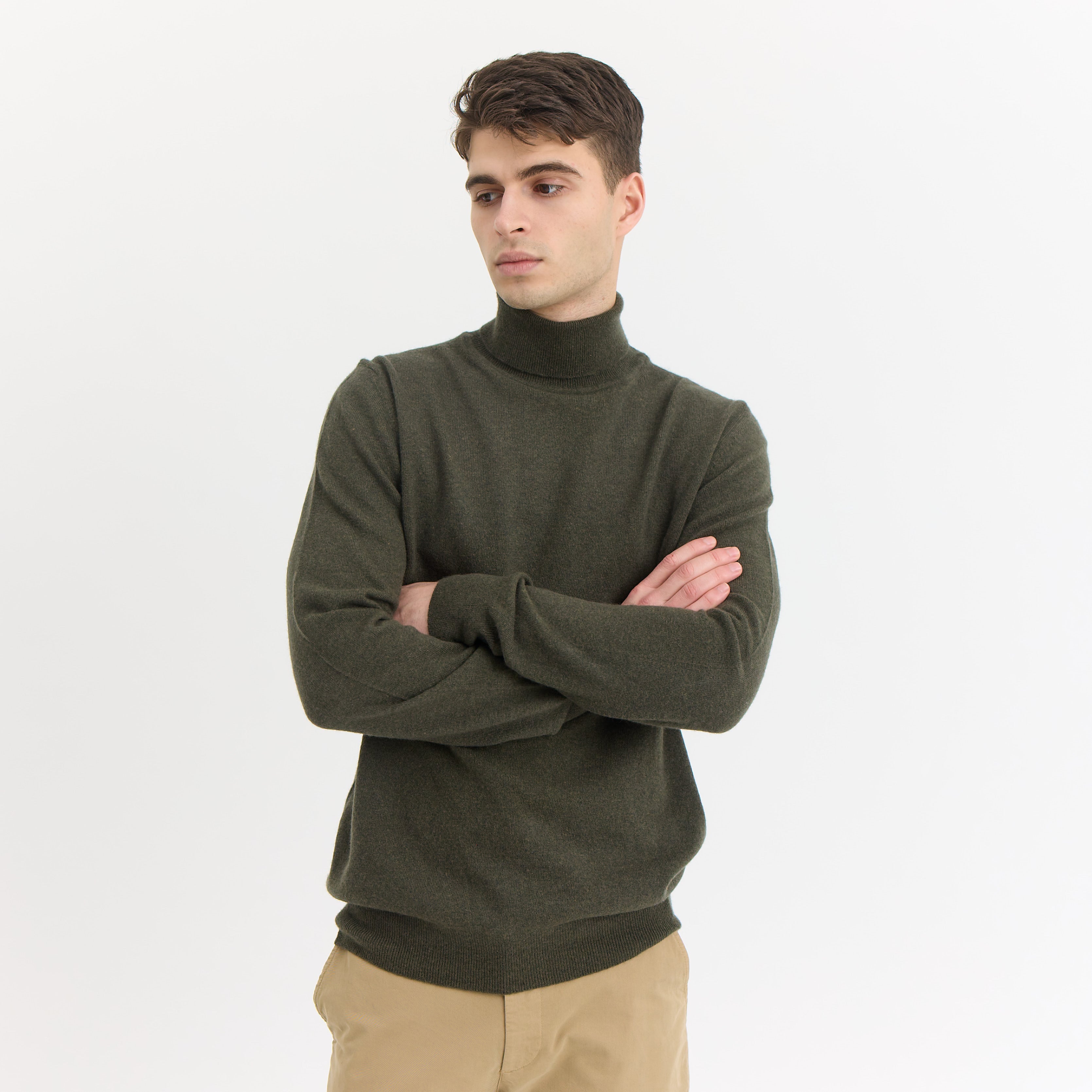 ByGarment Makers Elmo Wool Knit Rollneck Knit 1184 Russian Olive