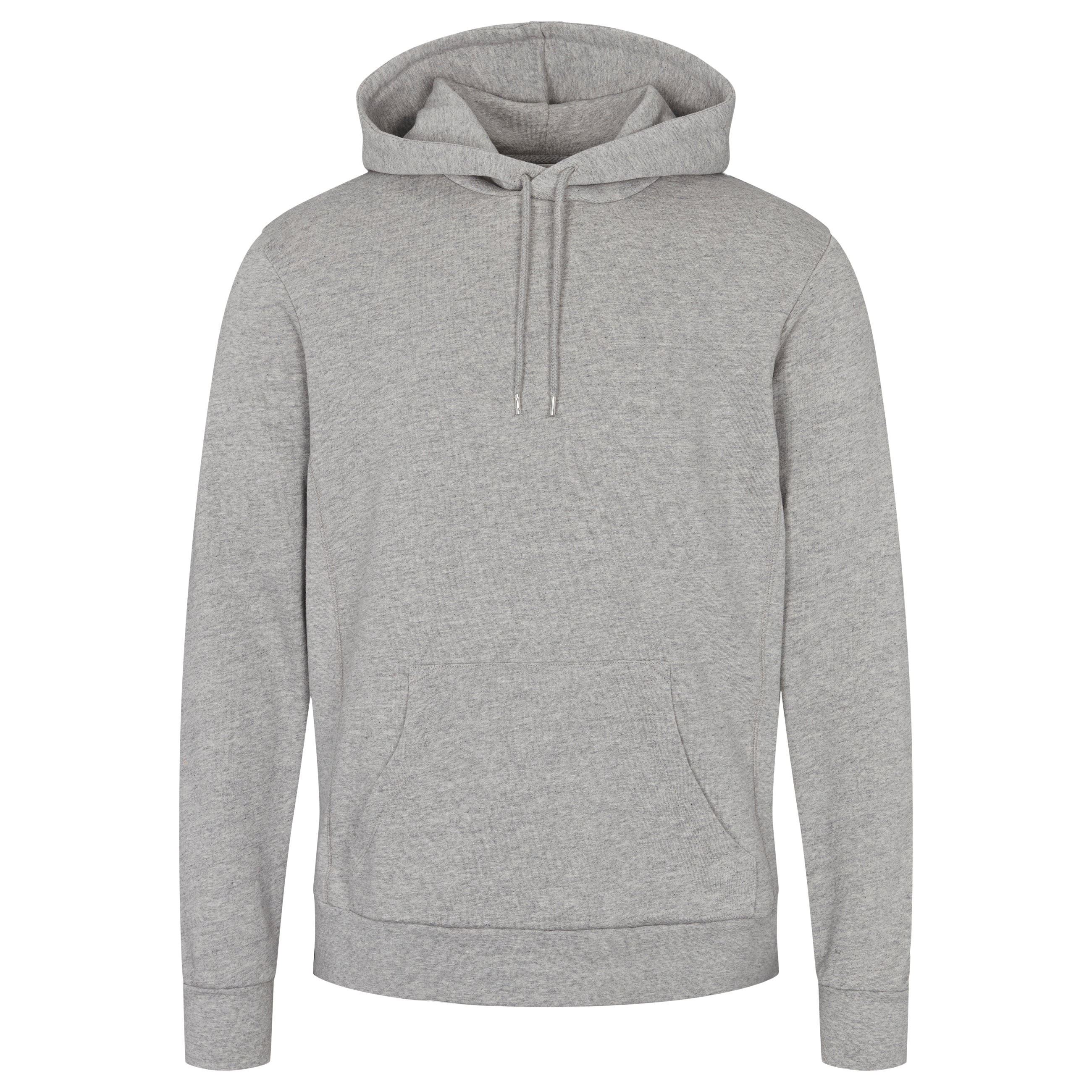 ByGarment Makers Jones The Organic Hoodie Sweatshirt 1145 Light Grey Melange