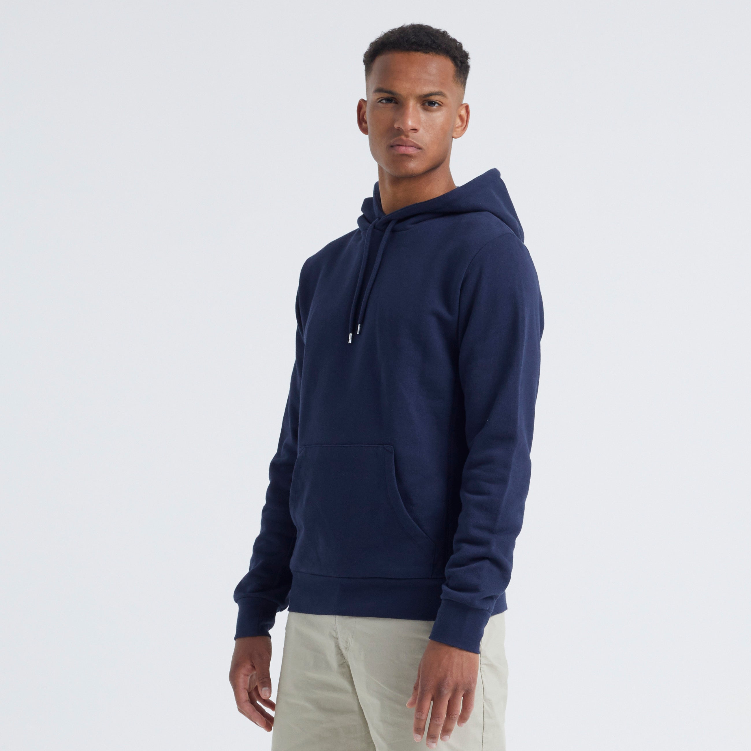 ByGarment Makers Jones The Organic Hoodie Sweatshirt 3096 Navy Blazer