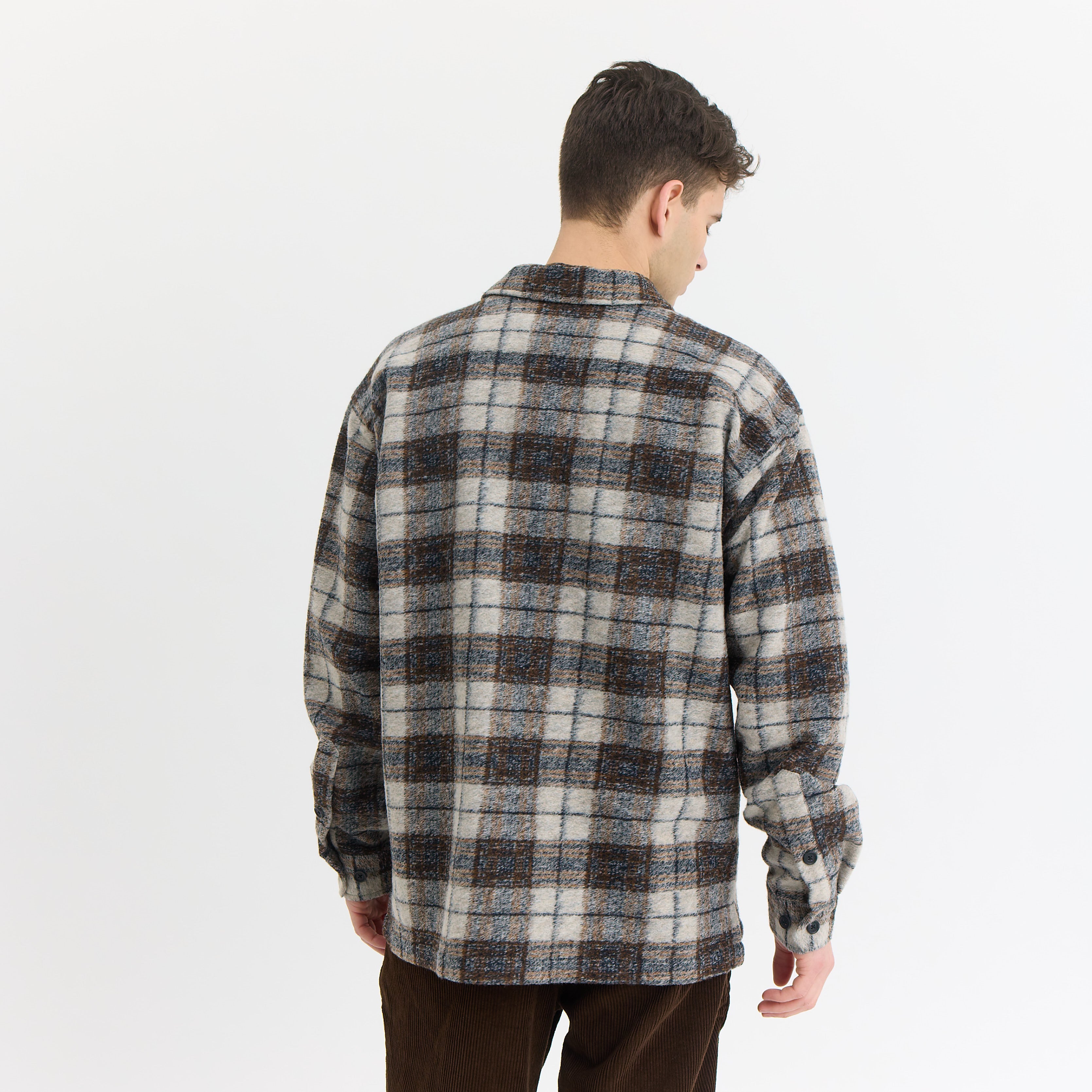ByGarment Makers Lennox Wool Overshirt Timber - Recycled Shirt LS 1114 Sand