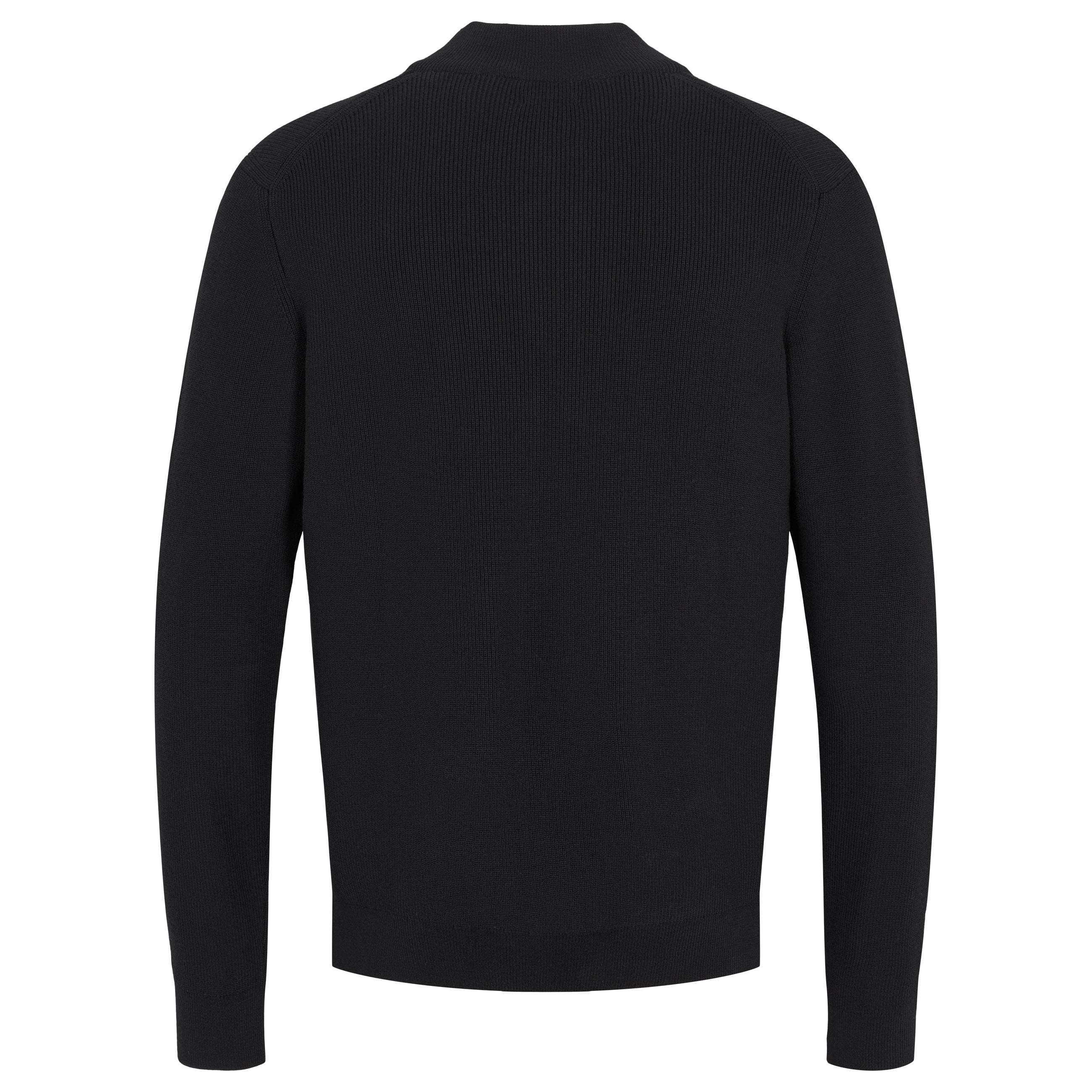 ByGarment Makers Lester Half Zip Knit Knit 1204 Jet Black