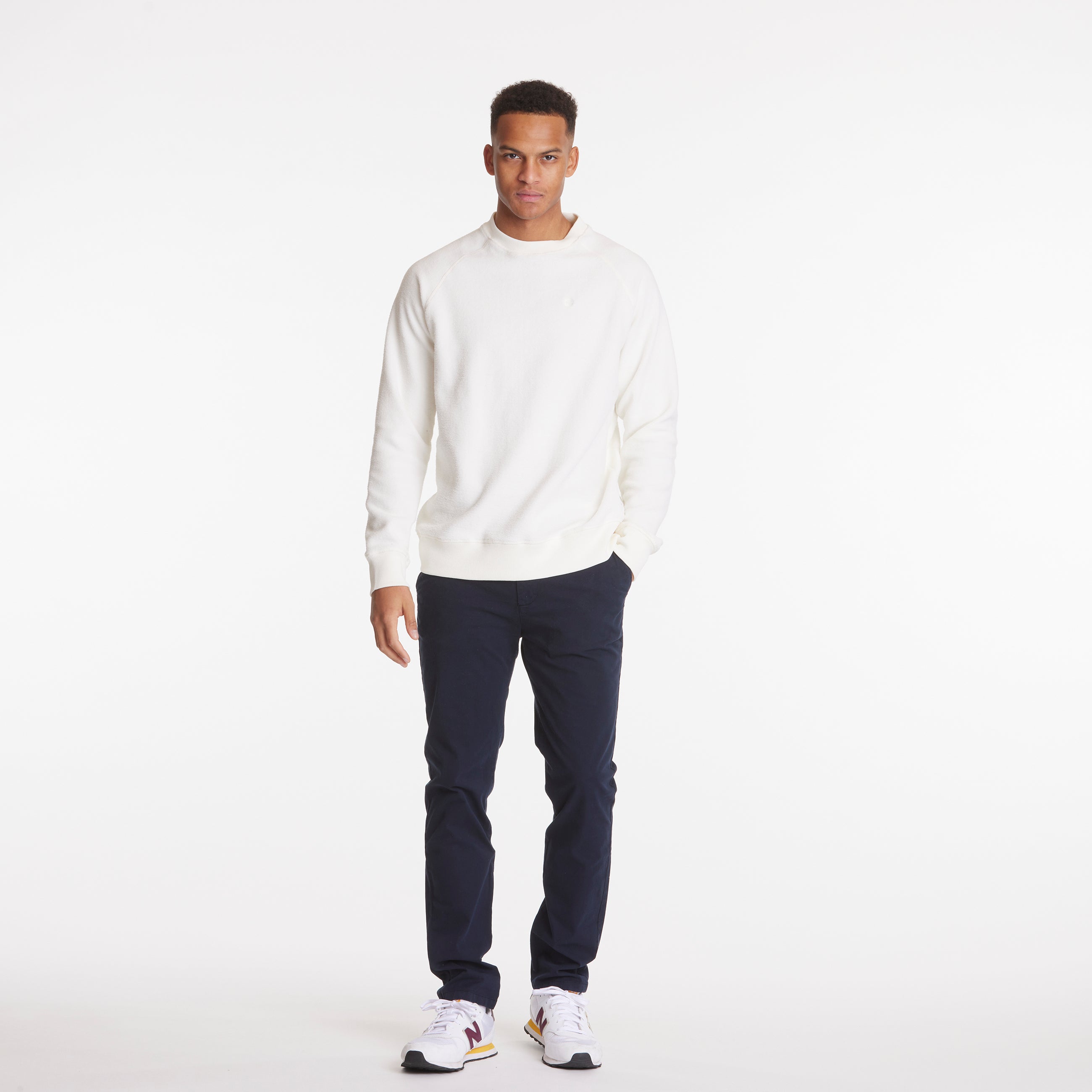 ByGarment Makers Mads Pile Sweatshirt Sweatshirt 1160 Ecru