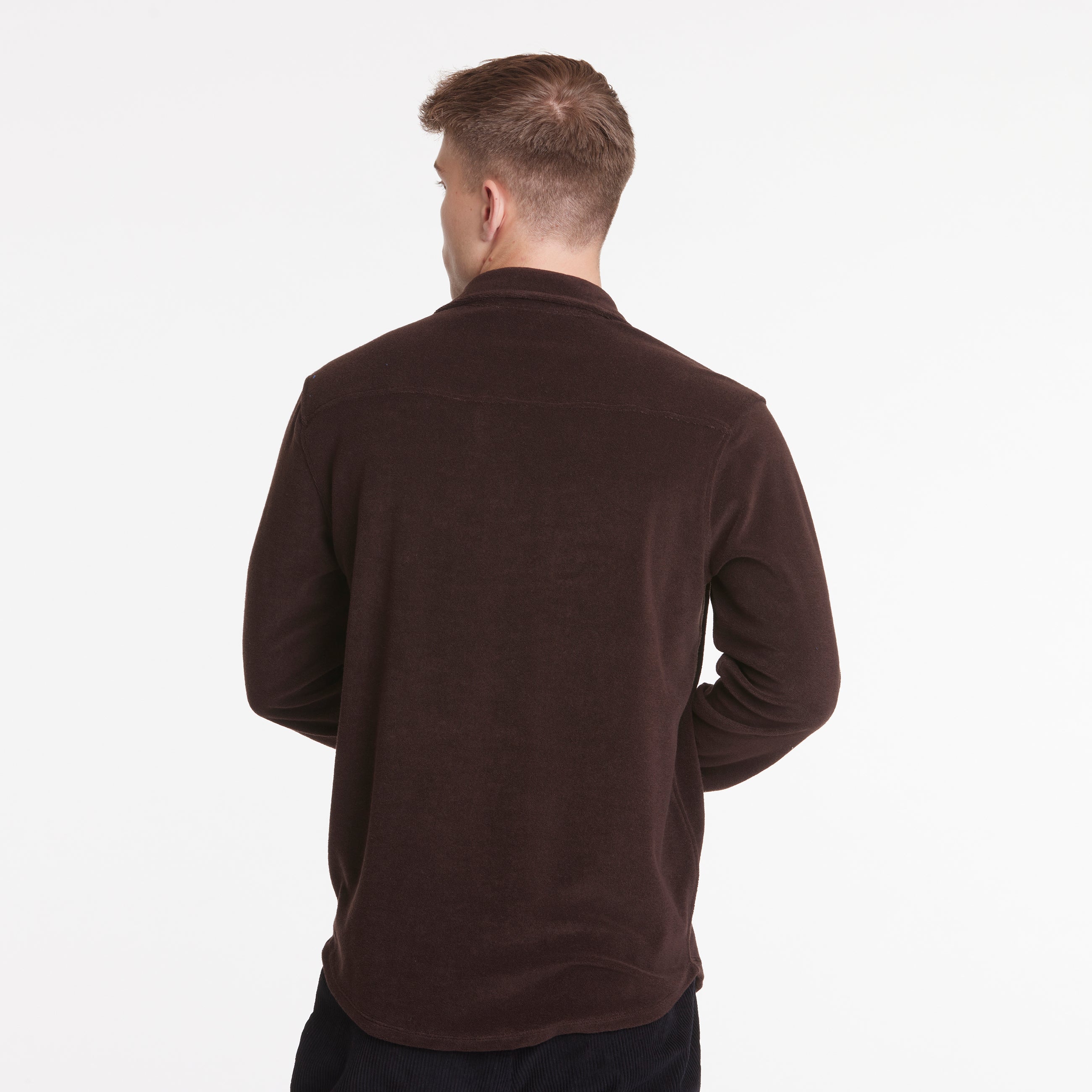 ByGarment Makers Marius Terry Shirt Shirt LS 3000 Ebony Brown