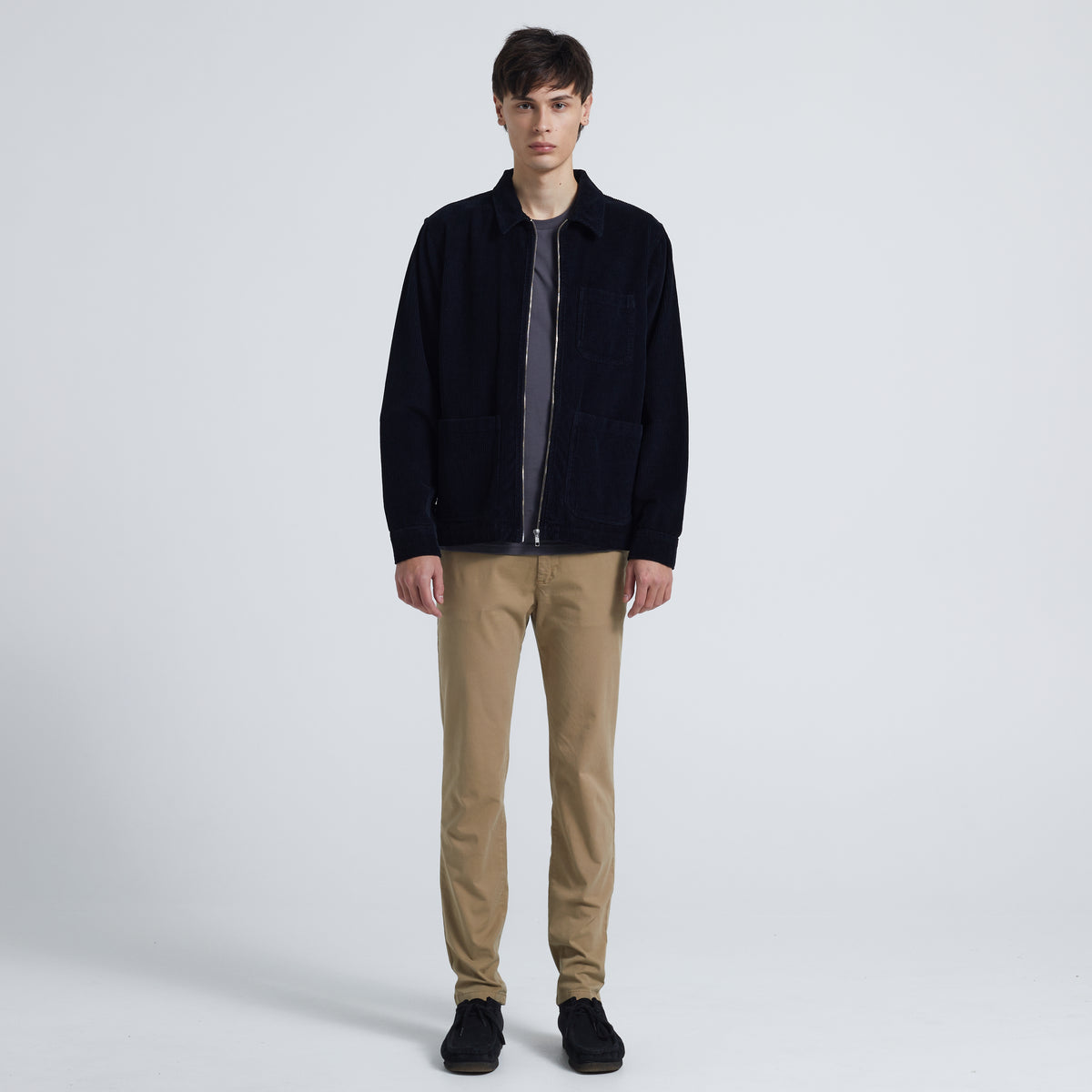 ByGarment Makers Matt Corduroy Jacket Jacket 1204 Jet Black