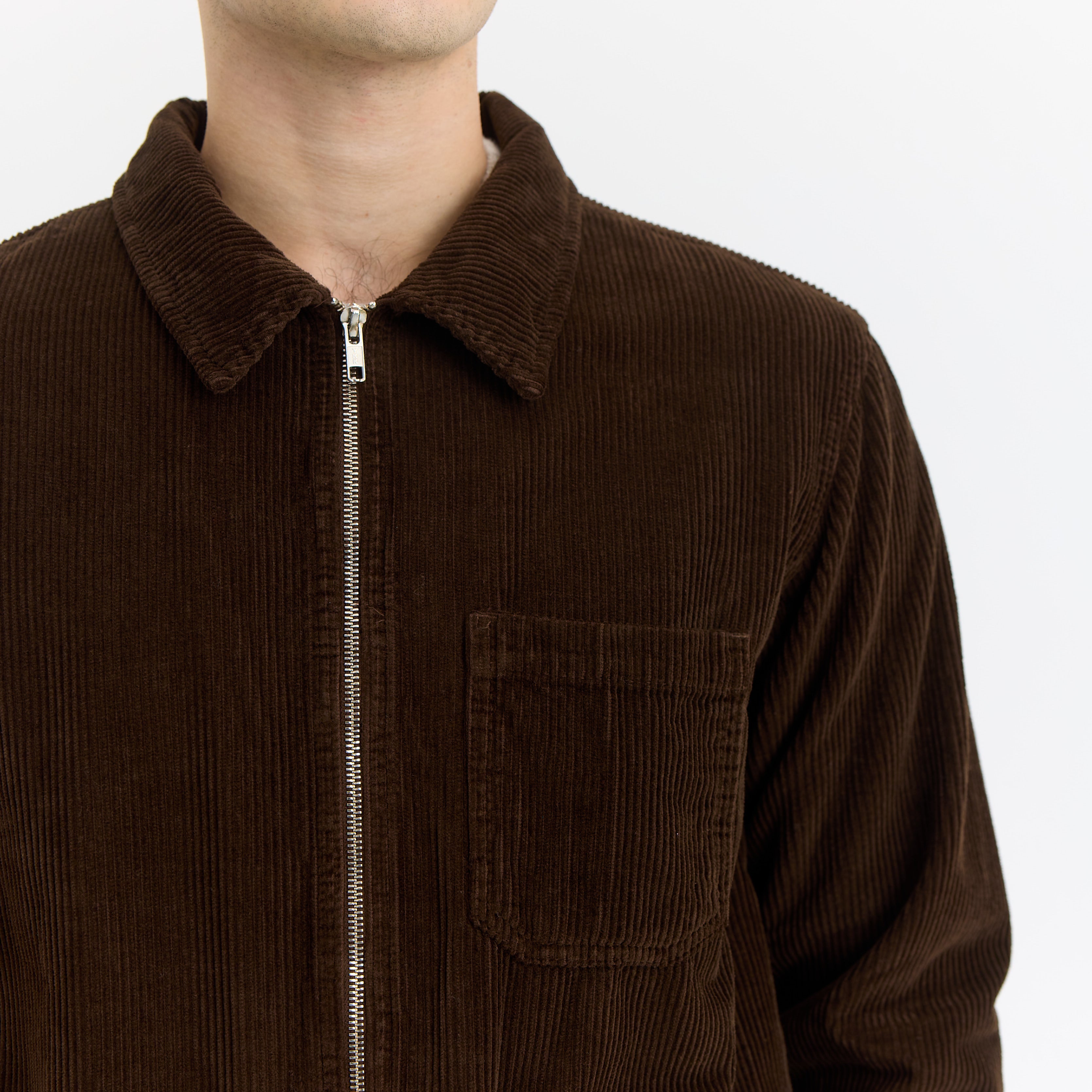 ByGarment Makers Matt Corduroy Jacket Jacket 3000 Ebony Brown
