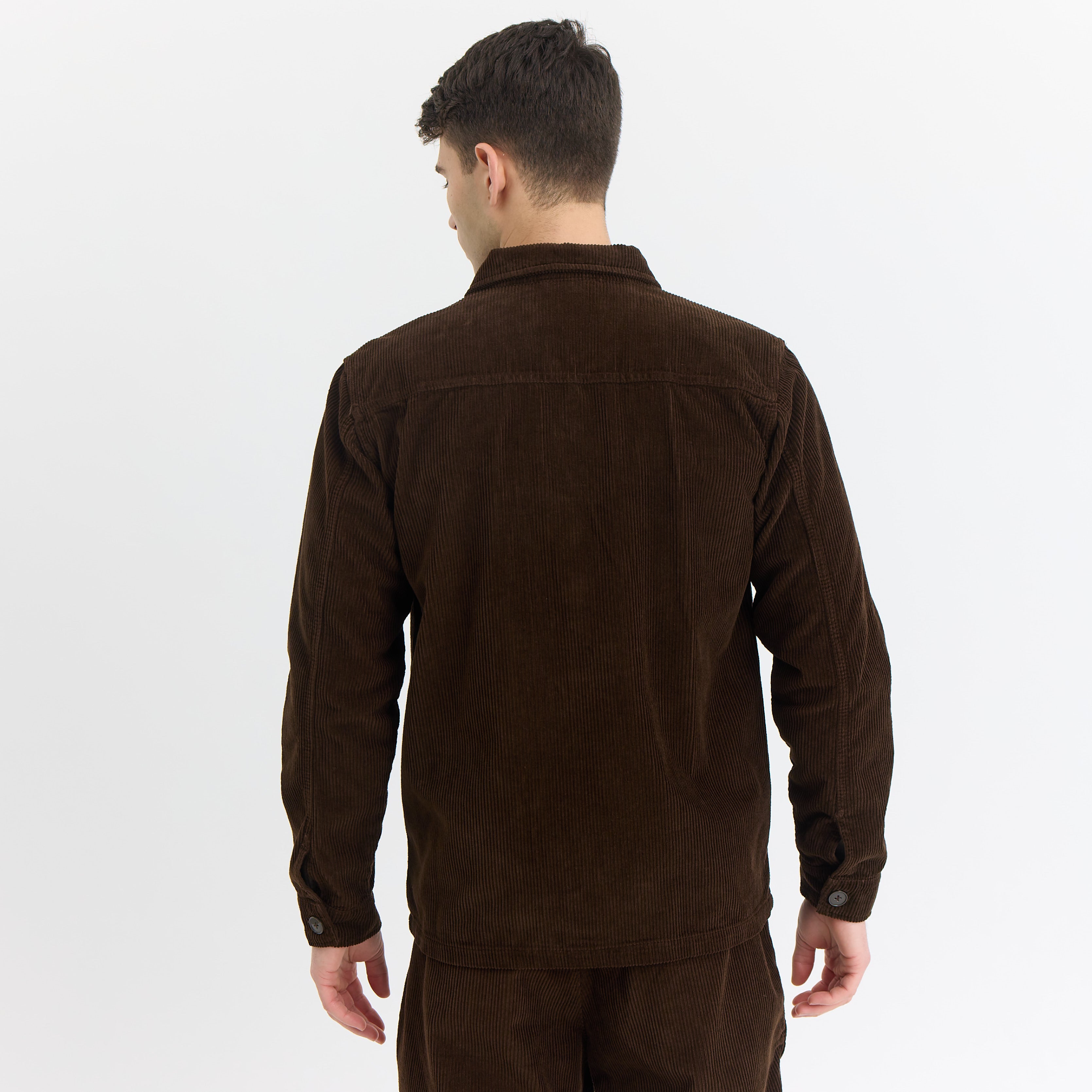 ByGarment Makers Matt Corduroy Jacket Jacket 3000 Ebony Brown