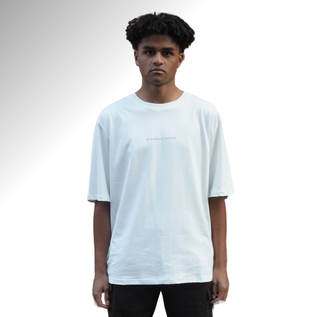 ByGarment Makers Michael Oversized Logo Tee T-shirt SS 1006 Marshmallow