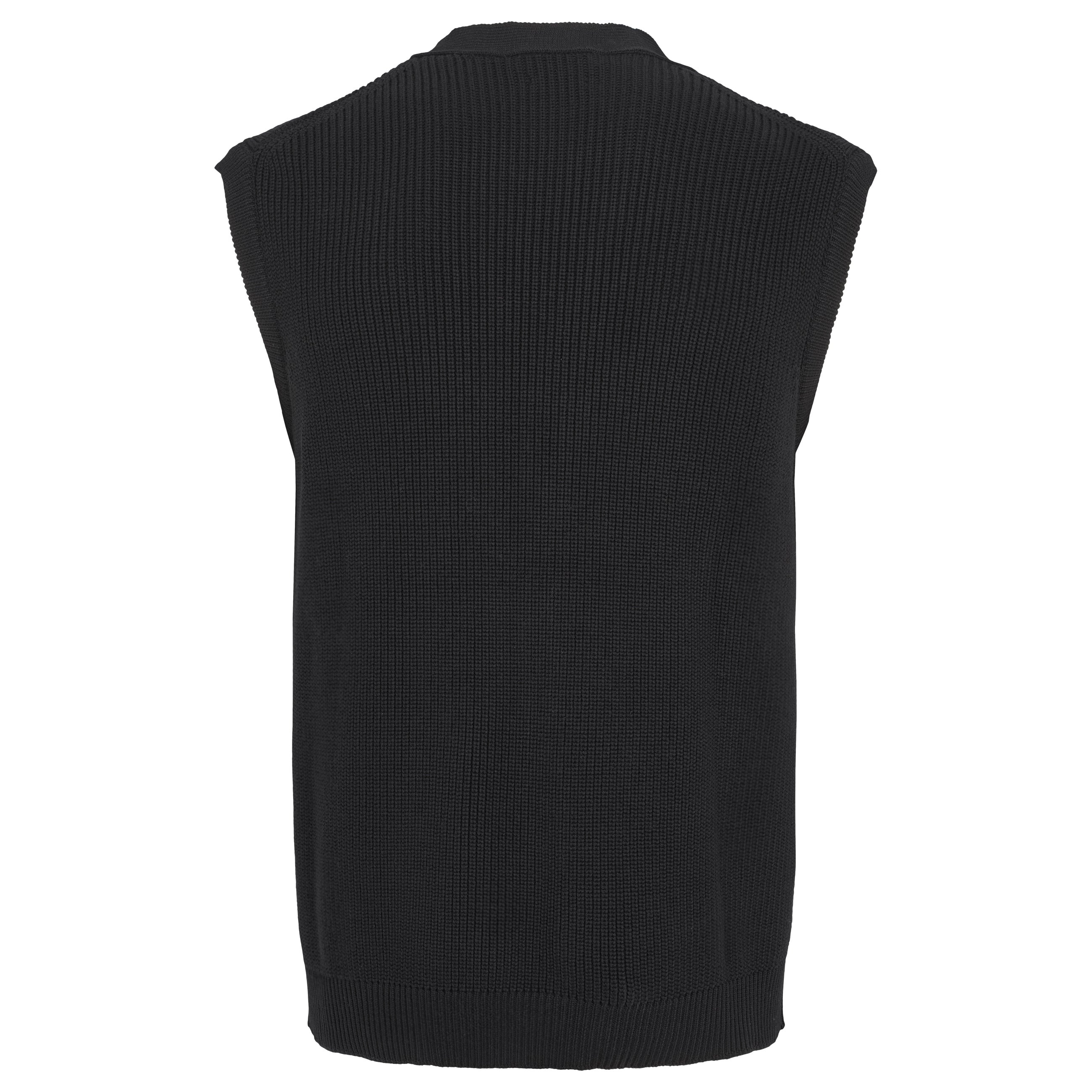 ByGarment Makers Noah Knit Vest Knit 1204 Jet Black