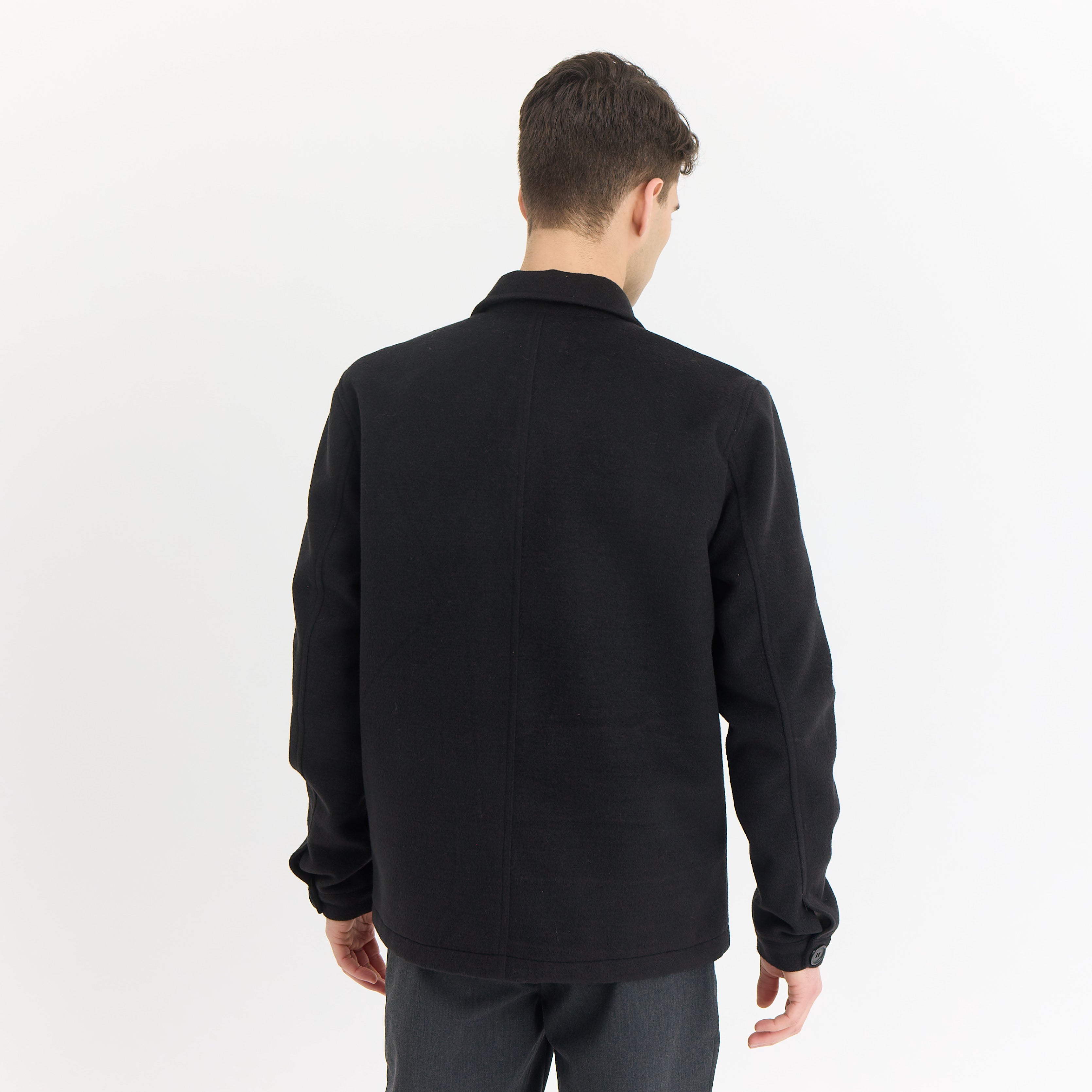 ByGarment Makers Rasmus Wool Jacket Jacket 1204 Jet Black