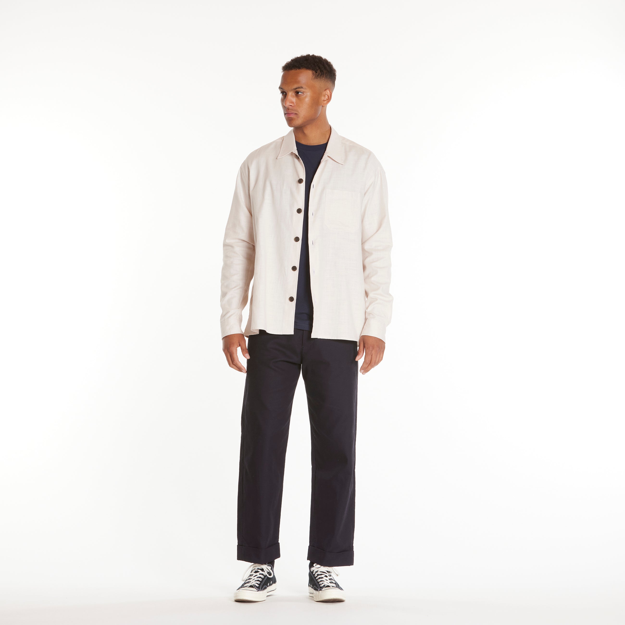 ByGarment Makers Storm Plain Overshirt Shirt LS 1130 Honesty