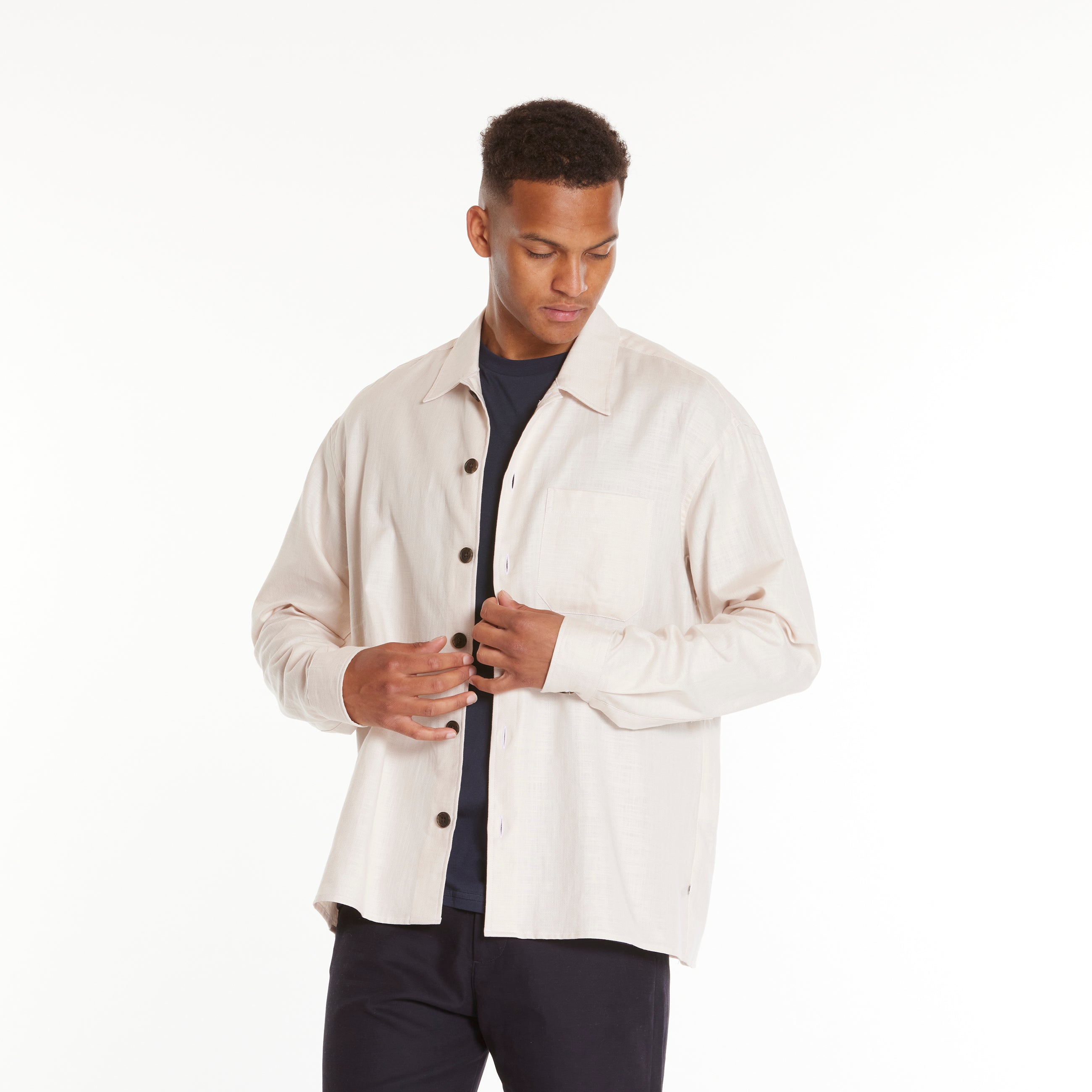 ByGarment Makers Storm Plain Overshirt Shirt LS 1130 Honesty