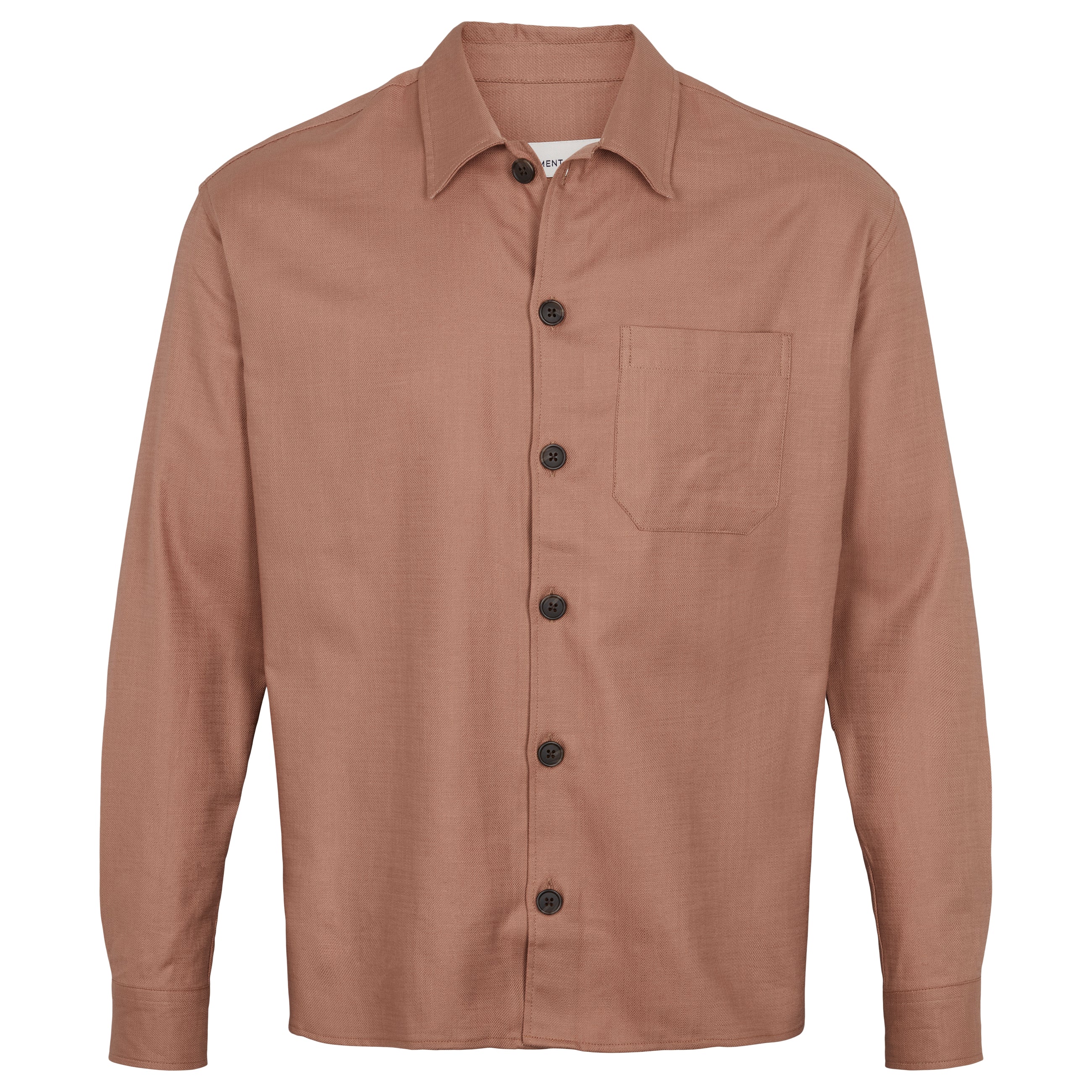 ByGarment Makers Storm Plain Overshirt Shirt LS 1530 Hazelnut