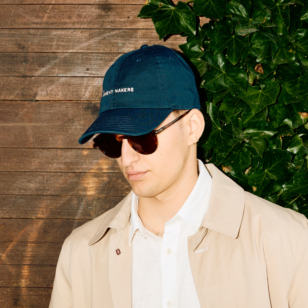By Garment Makers The Organic Cap Diverse 3096 Navy Blazer