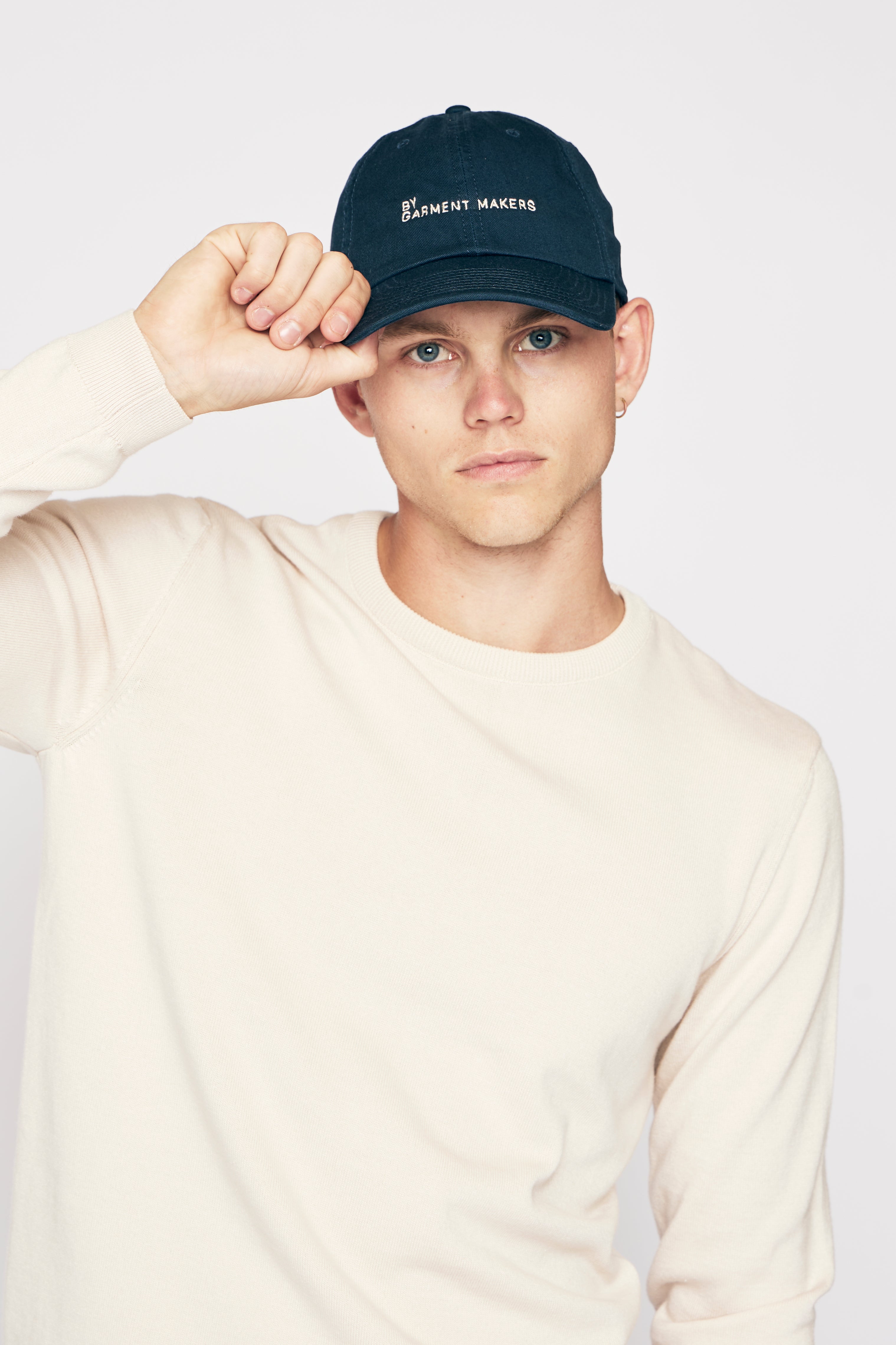 By Garment Makers The Organic Cap Diverse 3096 Navy Blazer