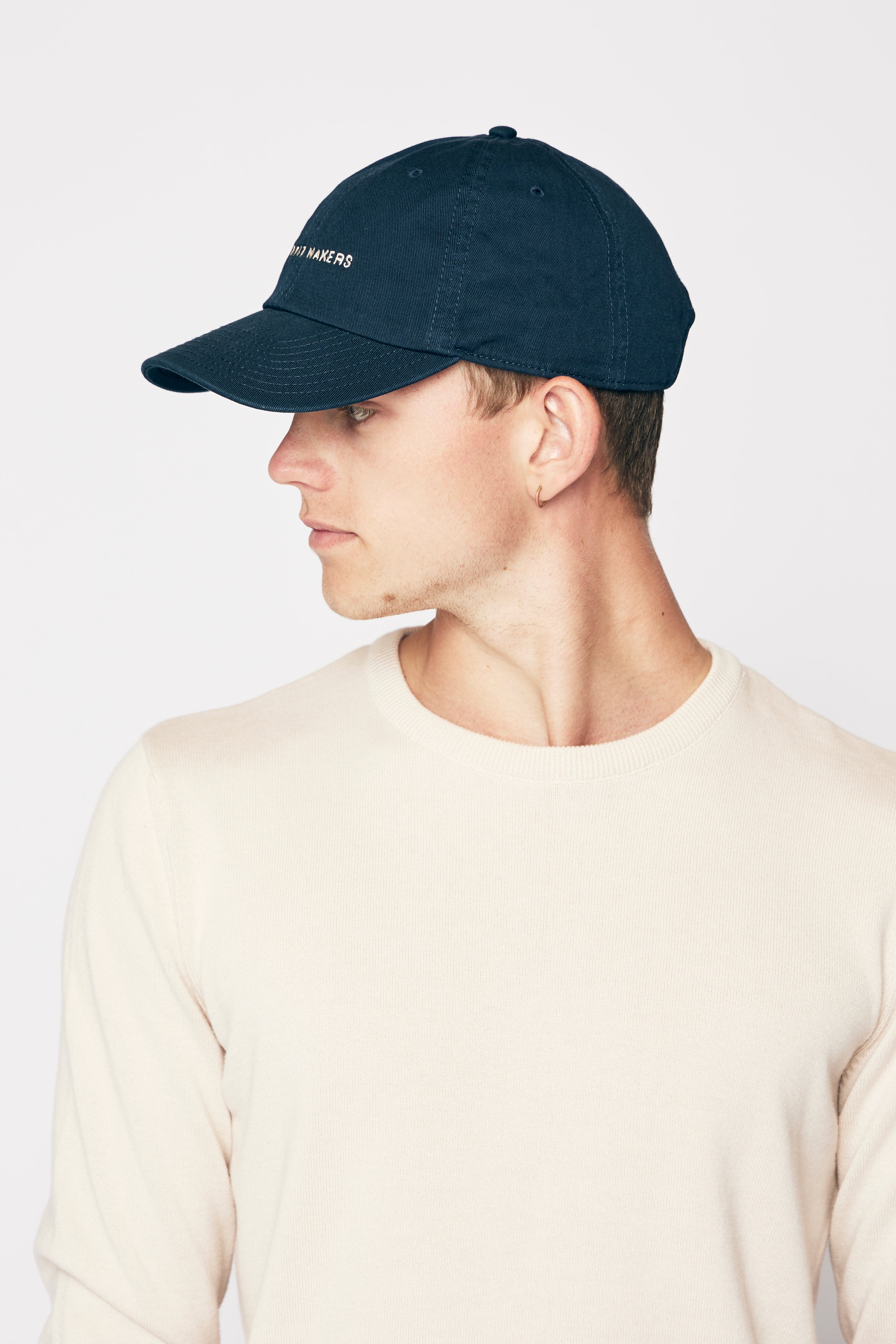 By Garment Makers The Organic Cap Diverse 3096 Navy Blazer