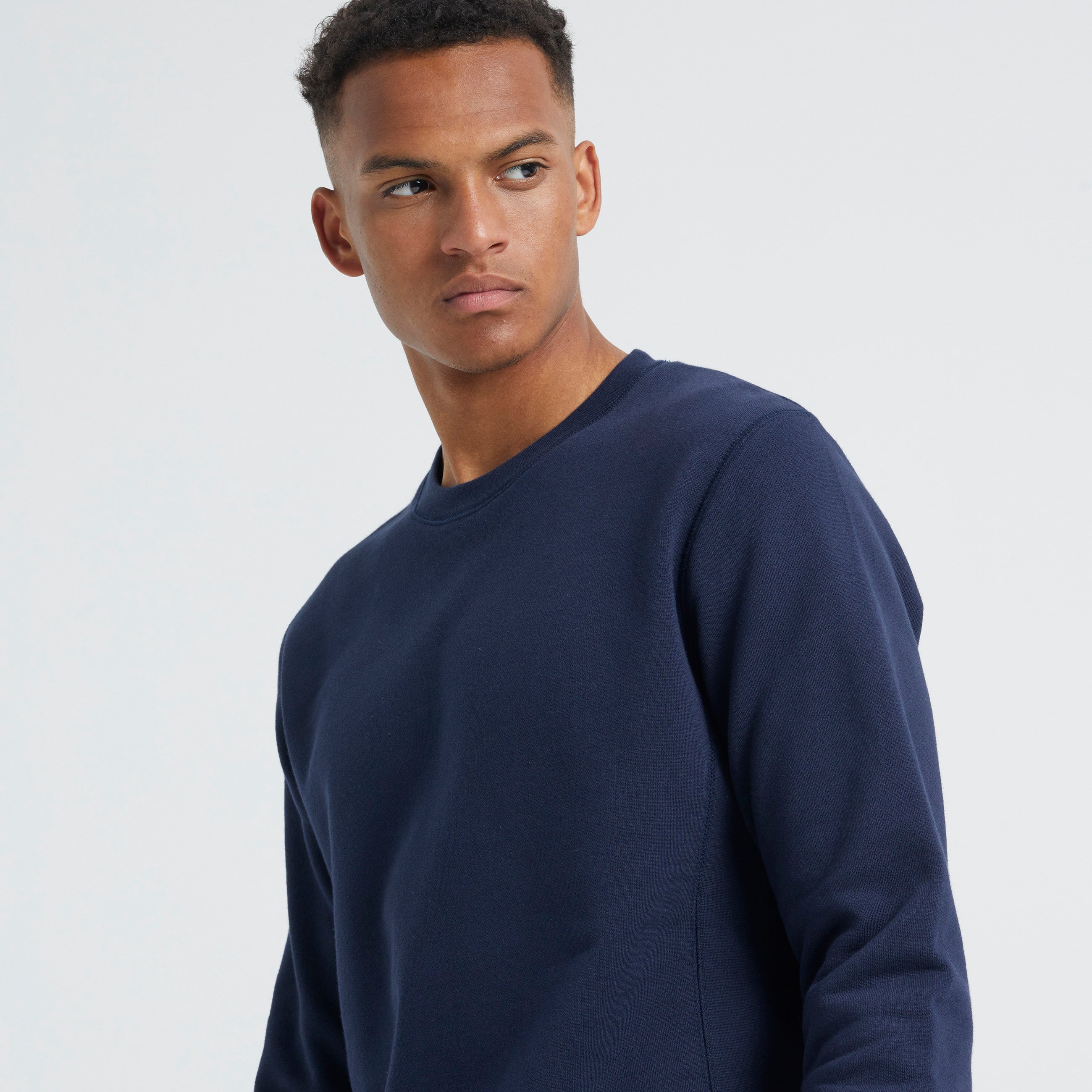 ByGarment Makers The Organic Sweatshirt Sweatshirt 3096 Navy Blazer