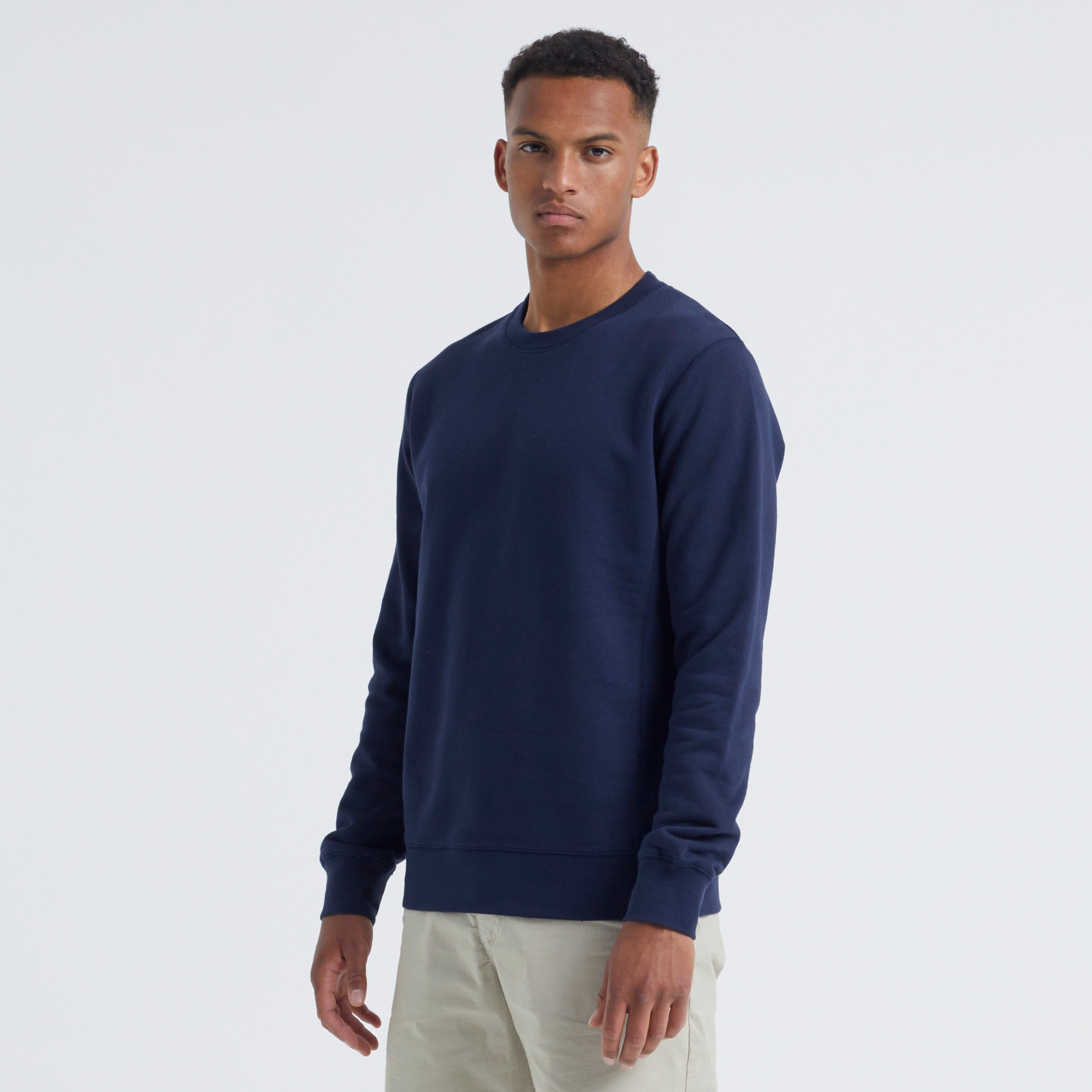 ByGarment Makers The Organic Sweatshirt Sweatshirt 3096 Navy Blazer