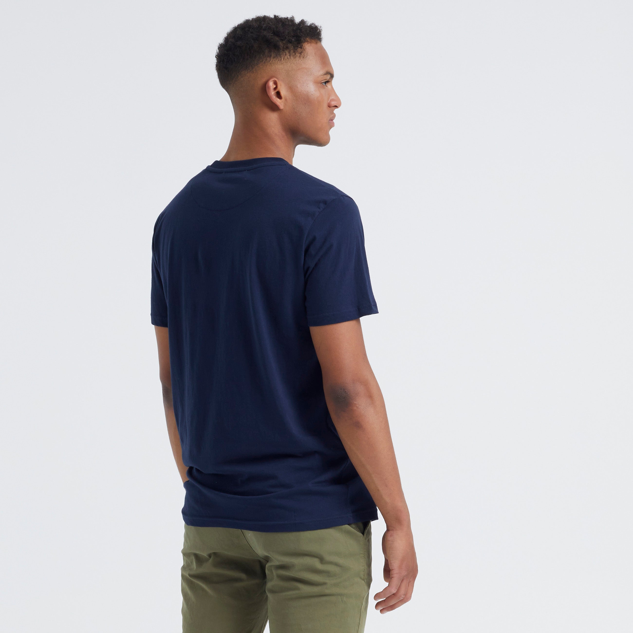 ByGarment Makers The Organic Tee T-shirt SS 3096 Navy Blazer