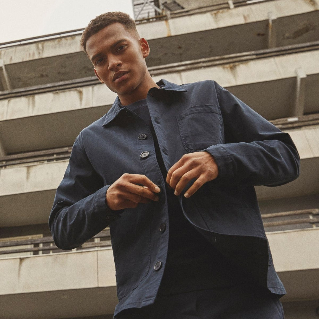 ByGarment Makers The Organic Workwear Jacket Jacket 3096 Navy Blazer