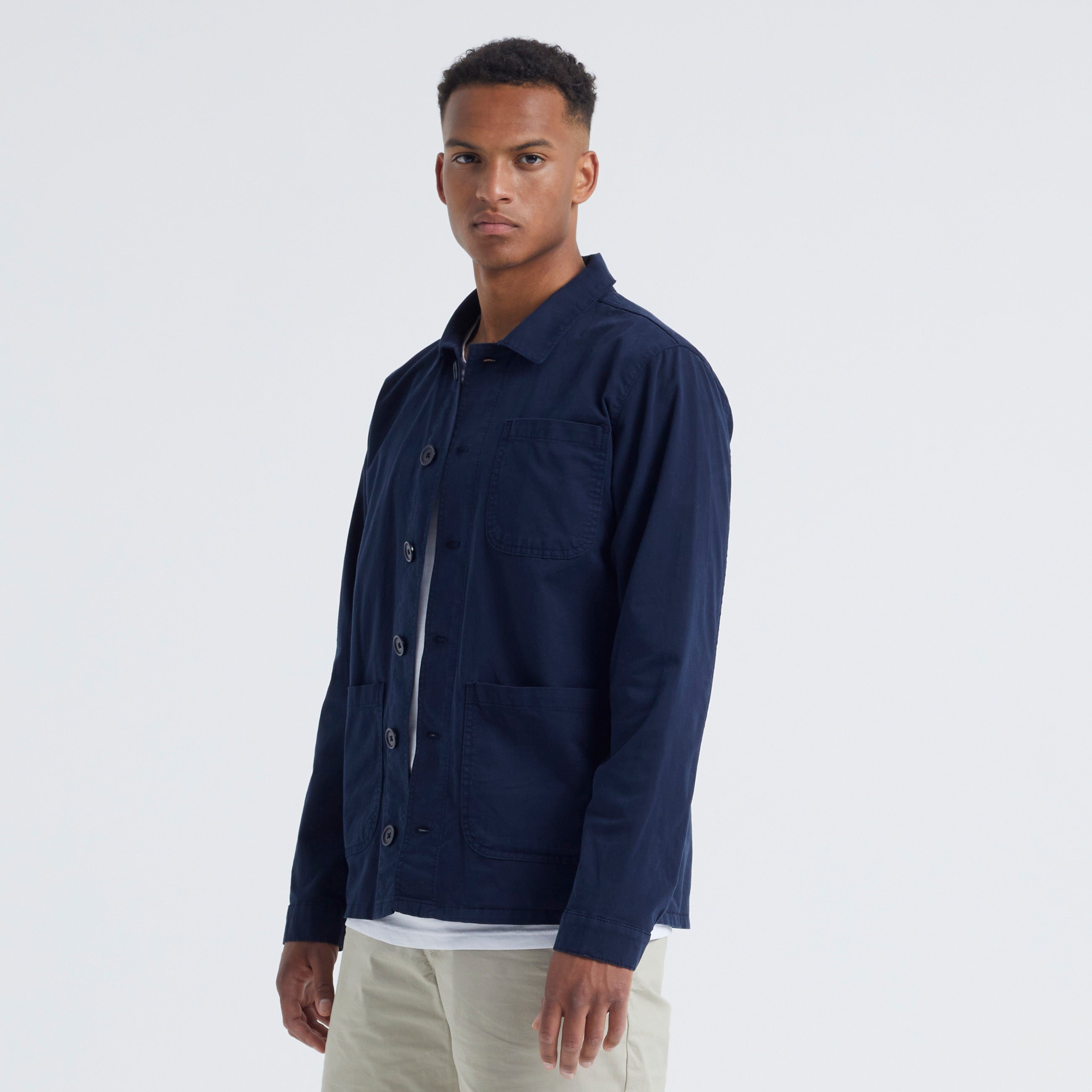 ByGarment Makers The Organic Workwear Jacket Jacket 3096 Navy Blazer