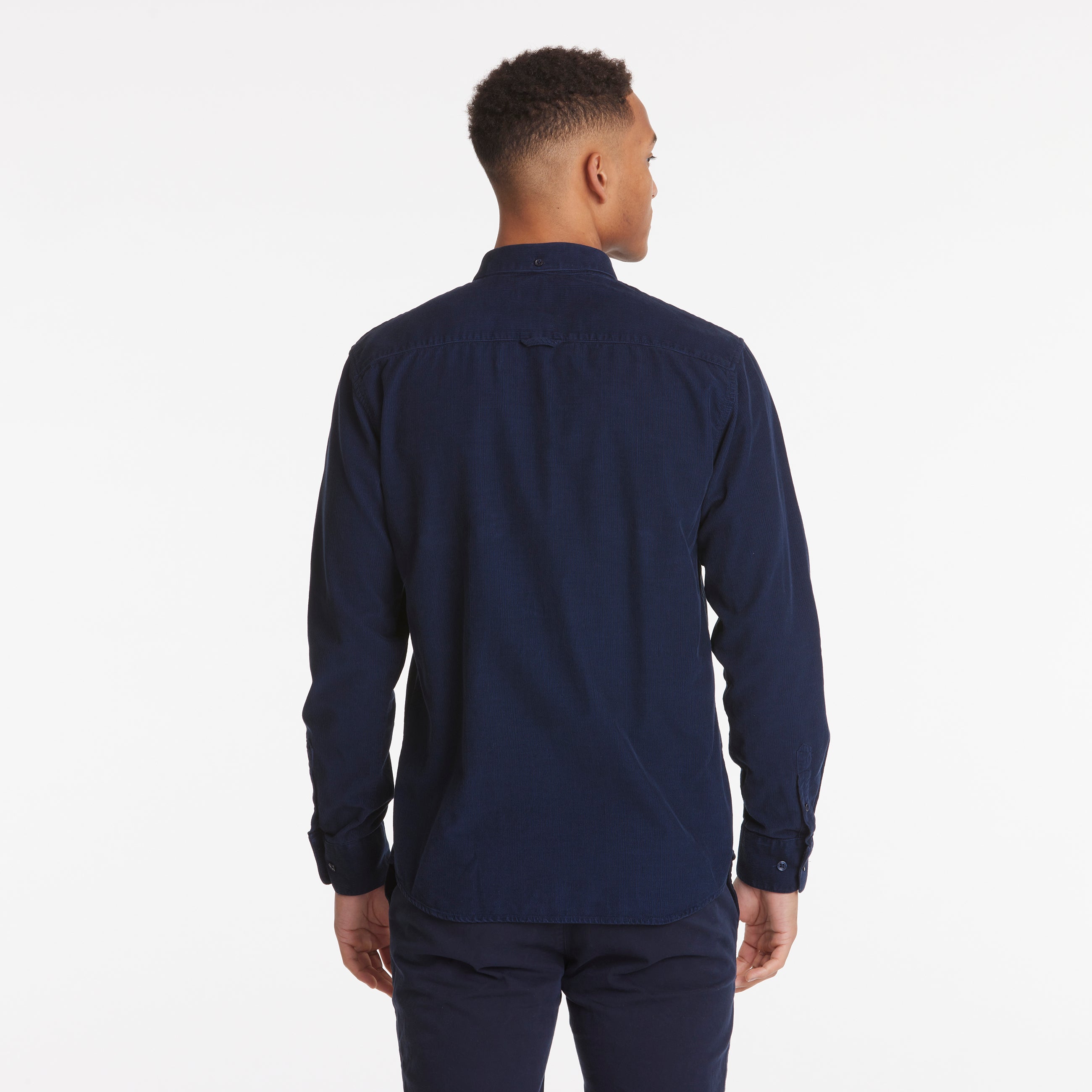 By Garment Makers Vincent Corduroy Shirt Shirt LS 3096 Navy Blazer