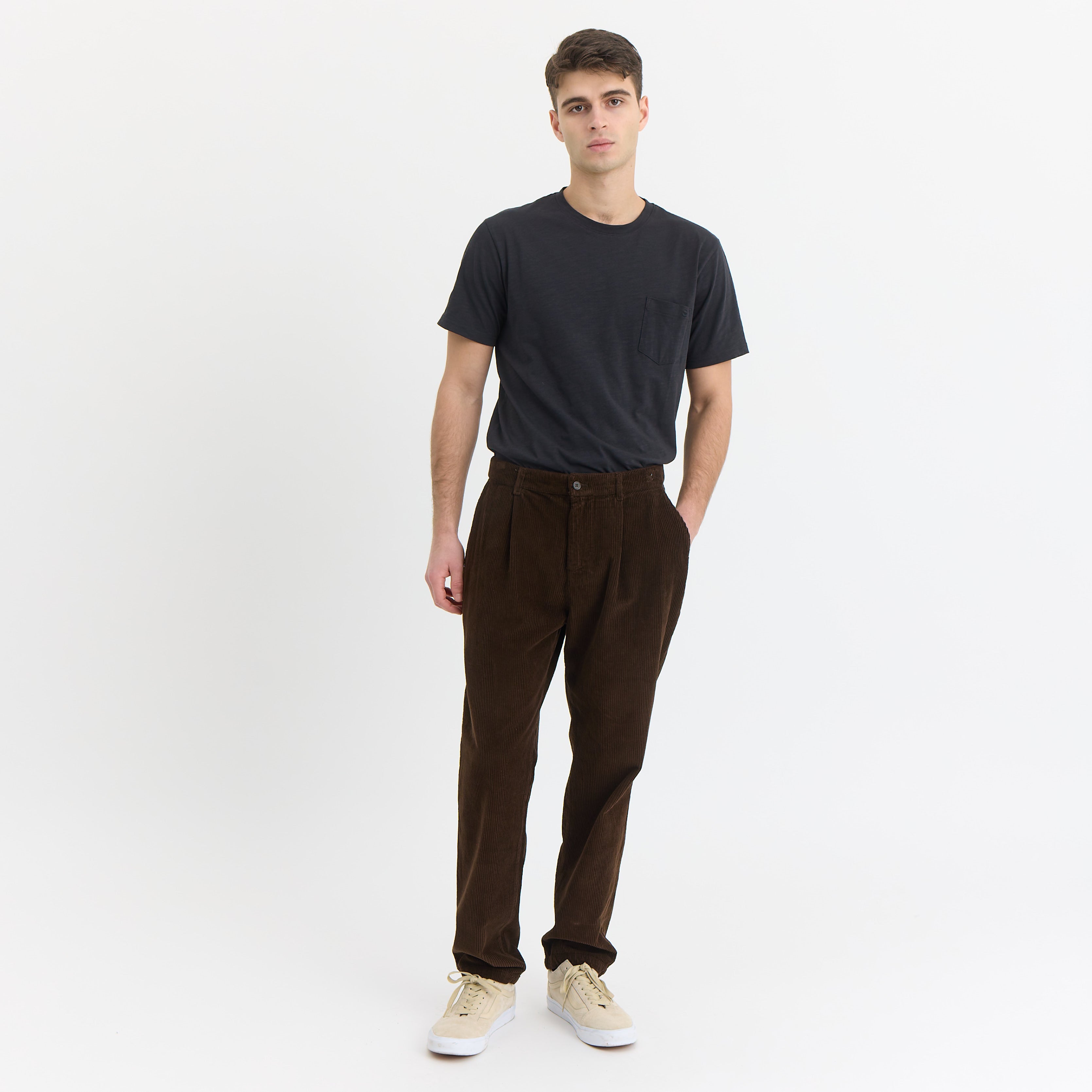 ByGarment Makers Buster Corduroy Pants Pants 3000 Ebony Brown