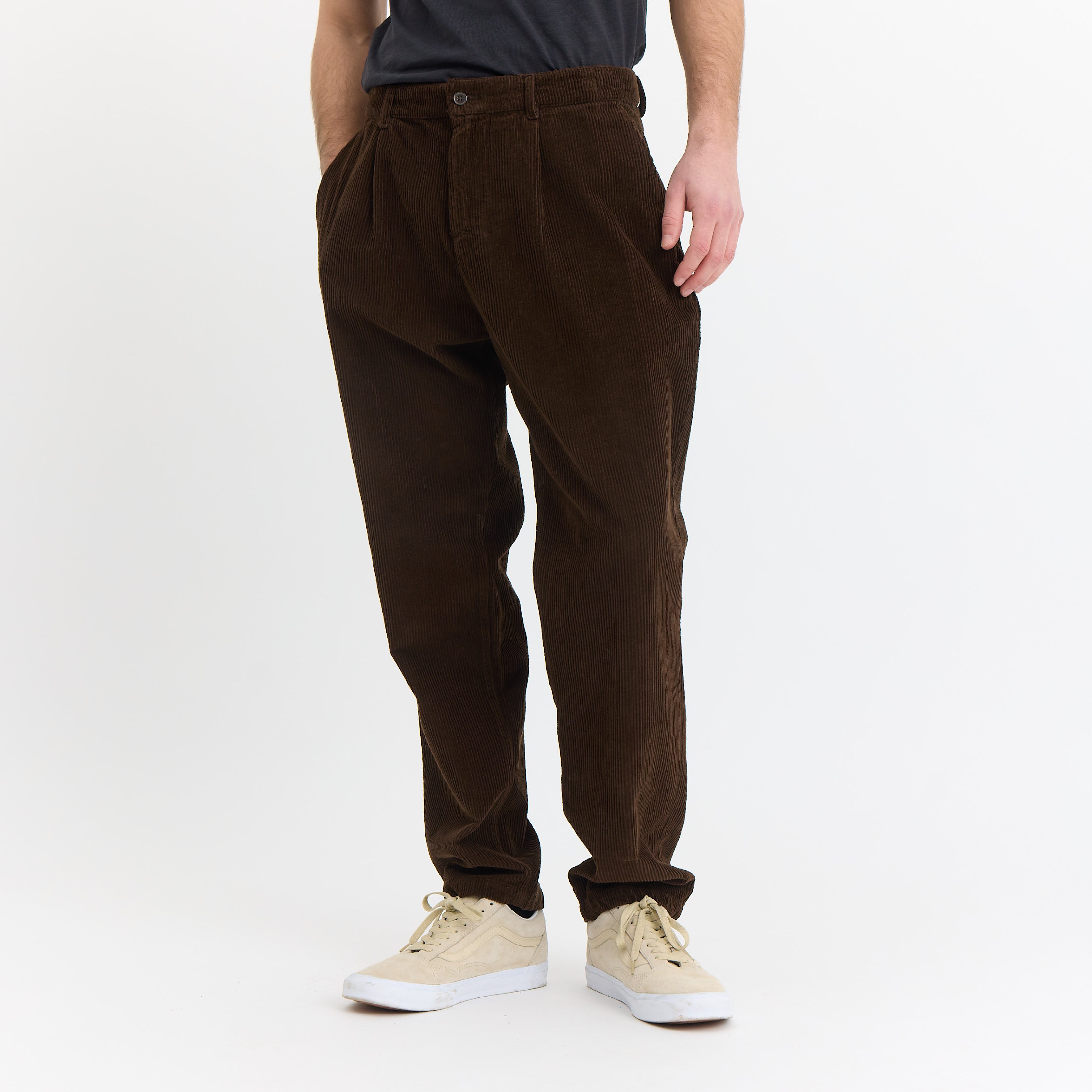 Buster Corduroy Pants - Ebony Brown