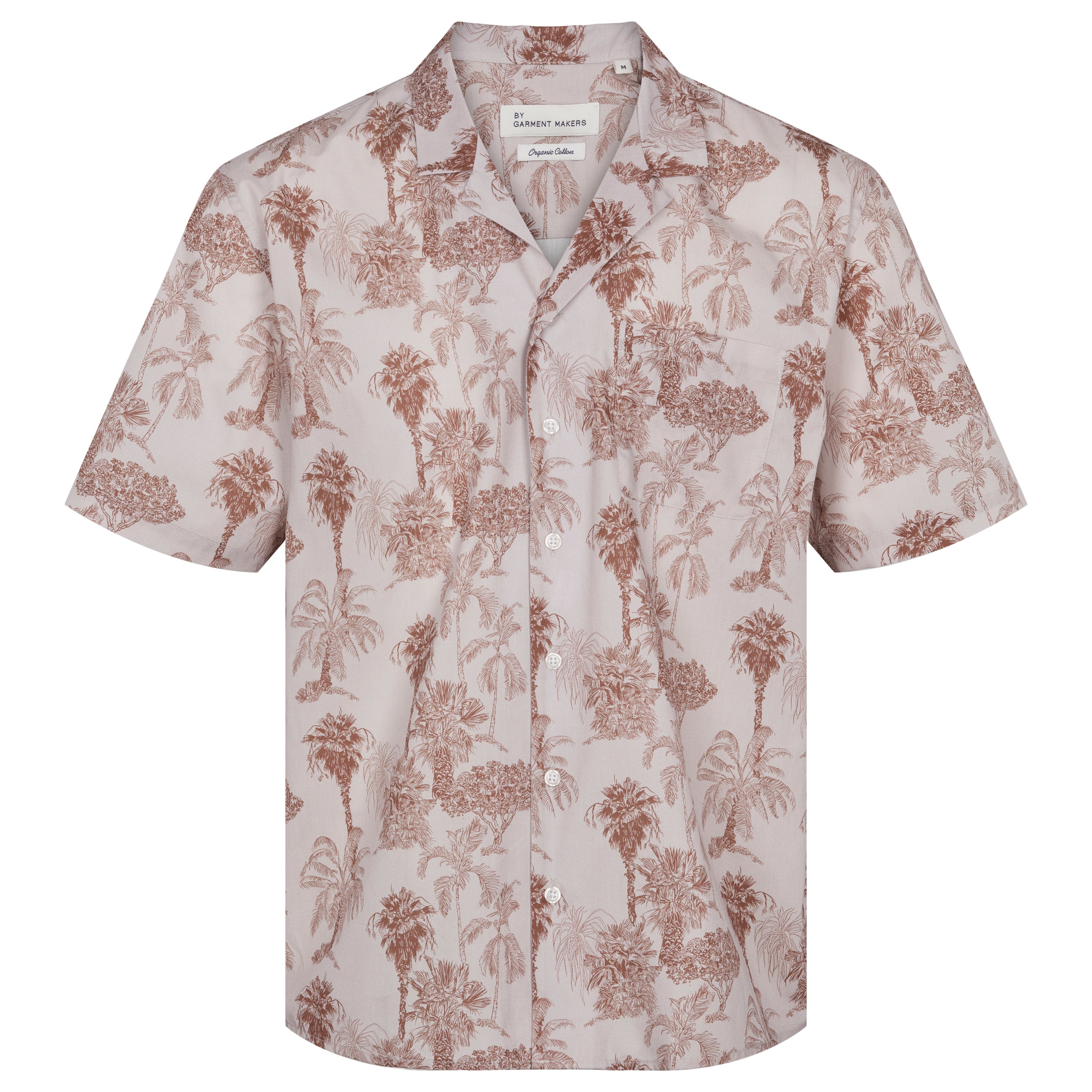ByGarment Makers Elmer Palm SS Shirt Shirt SS 1130 Honesty
