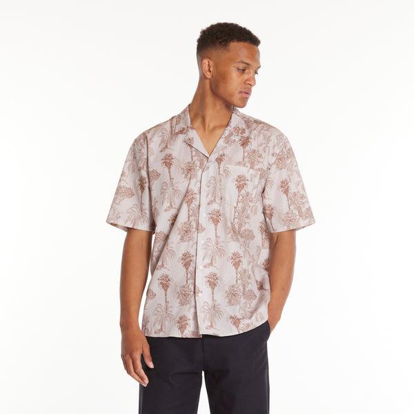 By Garment Makers Elmer Palm SS Shirt GOTS Shirt SS 1130 Honesty