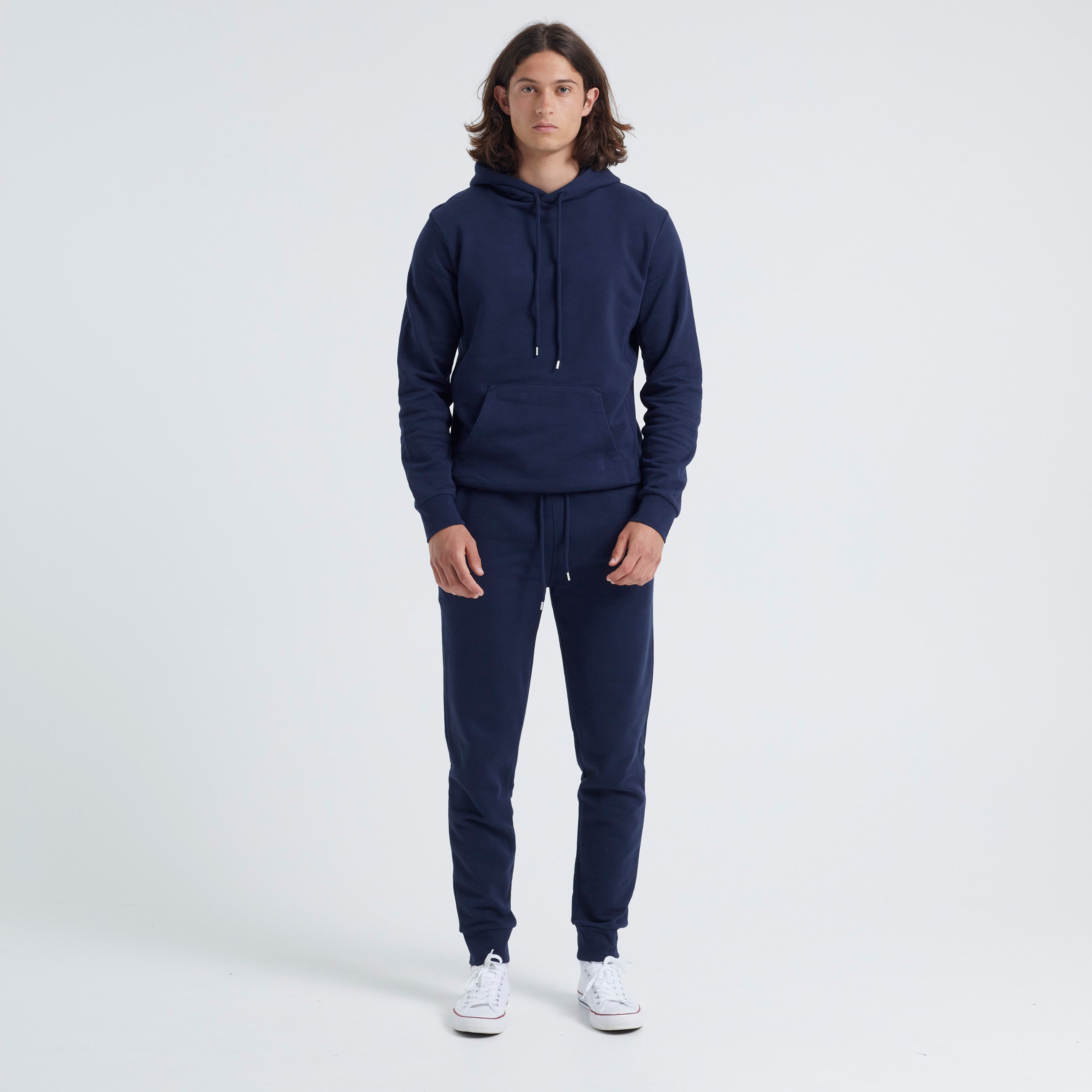 ByGarment Makers Julian The Oganic Sweatpants Pants 3096 Navy Blazer