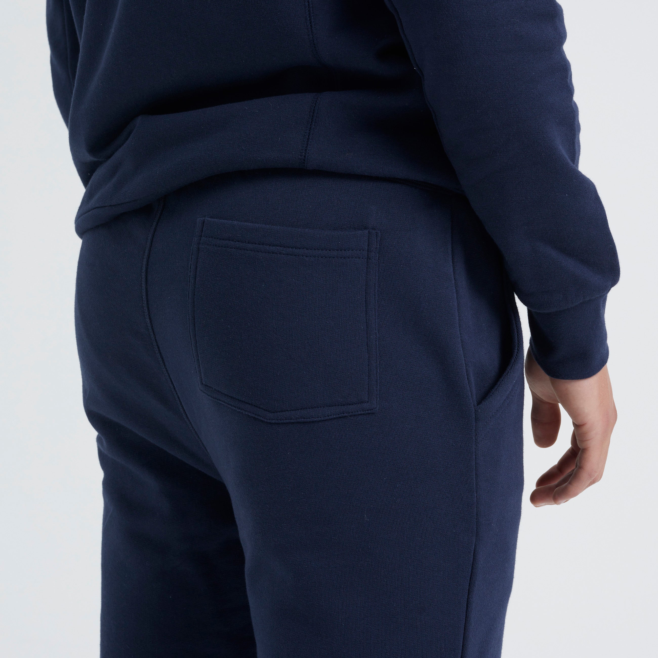 By Garment Makers Julian The Oganic Sweatpants Pants 3096 Navy Blazer