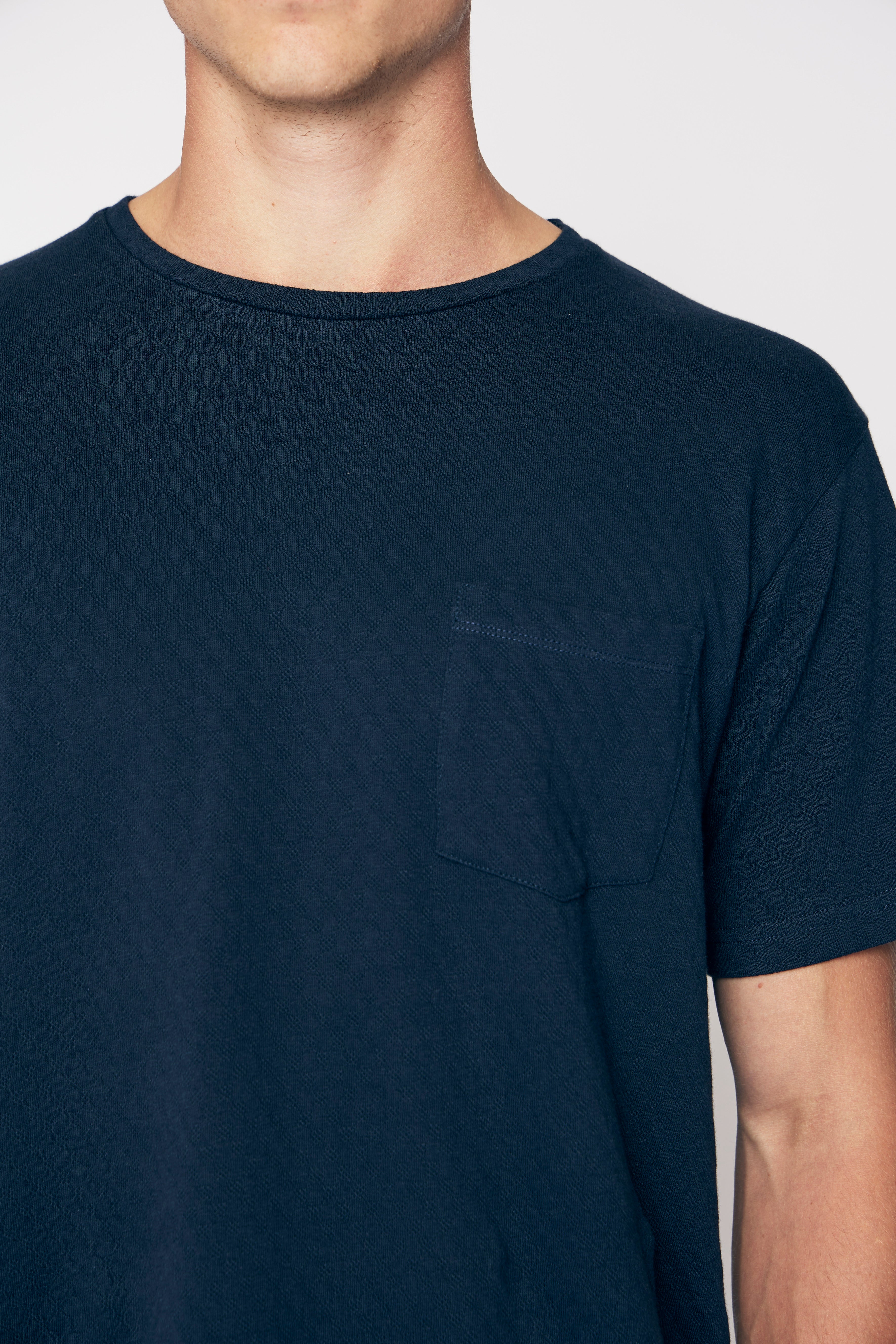ByGarment Makers Mathis Structured Tee T-shirt SS 3096 Navy Blazer