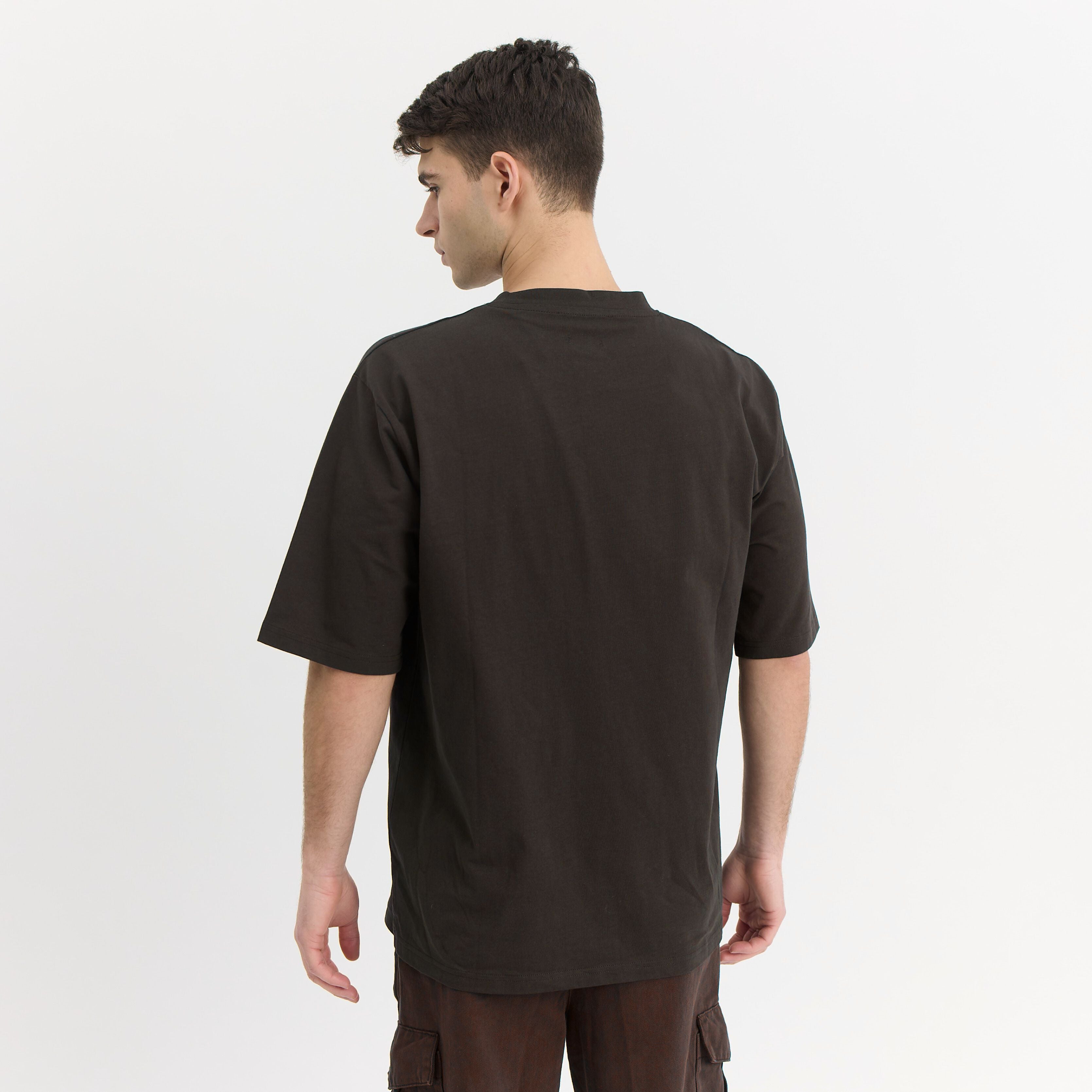 ByGarment Makers Michael Oversized Logo Tee T-shirt SS 3000 Ebony Brown