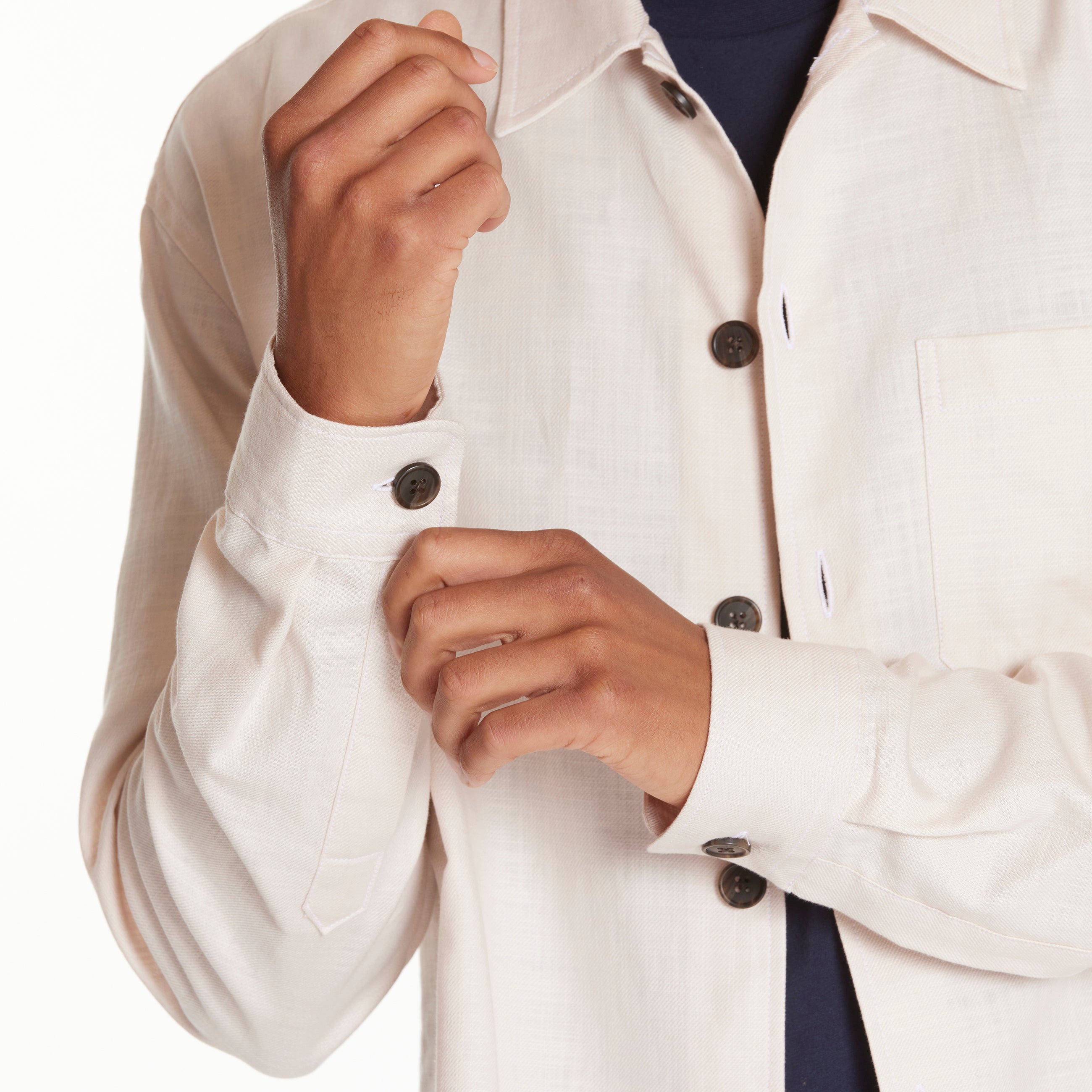 ByGarment Makers Storm Plain Overshirt Shirt LS 1130 Honesty