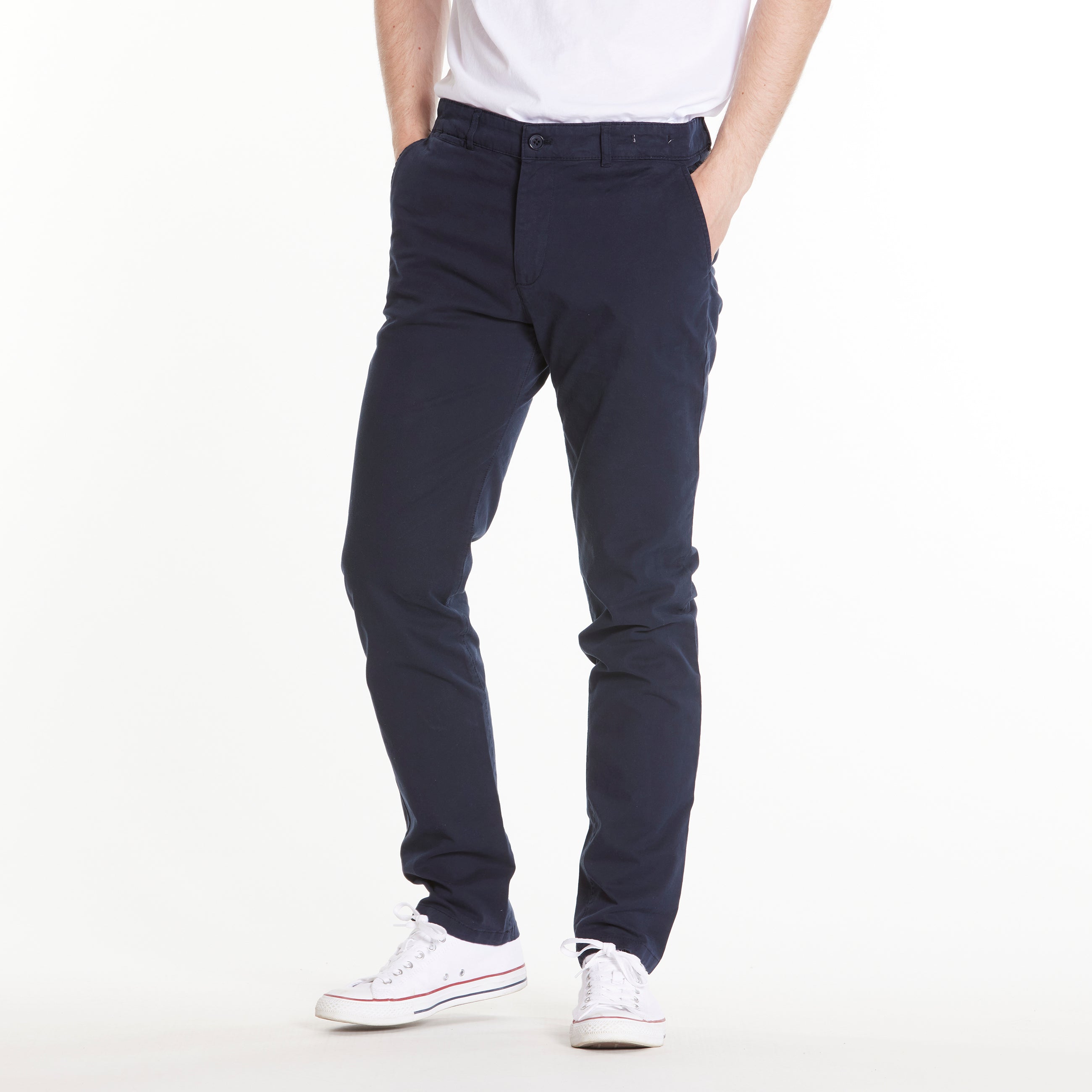 By Garment Makers The Organic Chino Pants Pants 3096 Navy Blazer