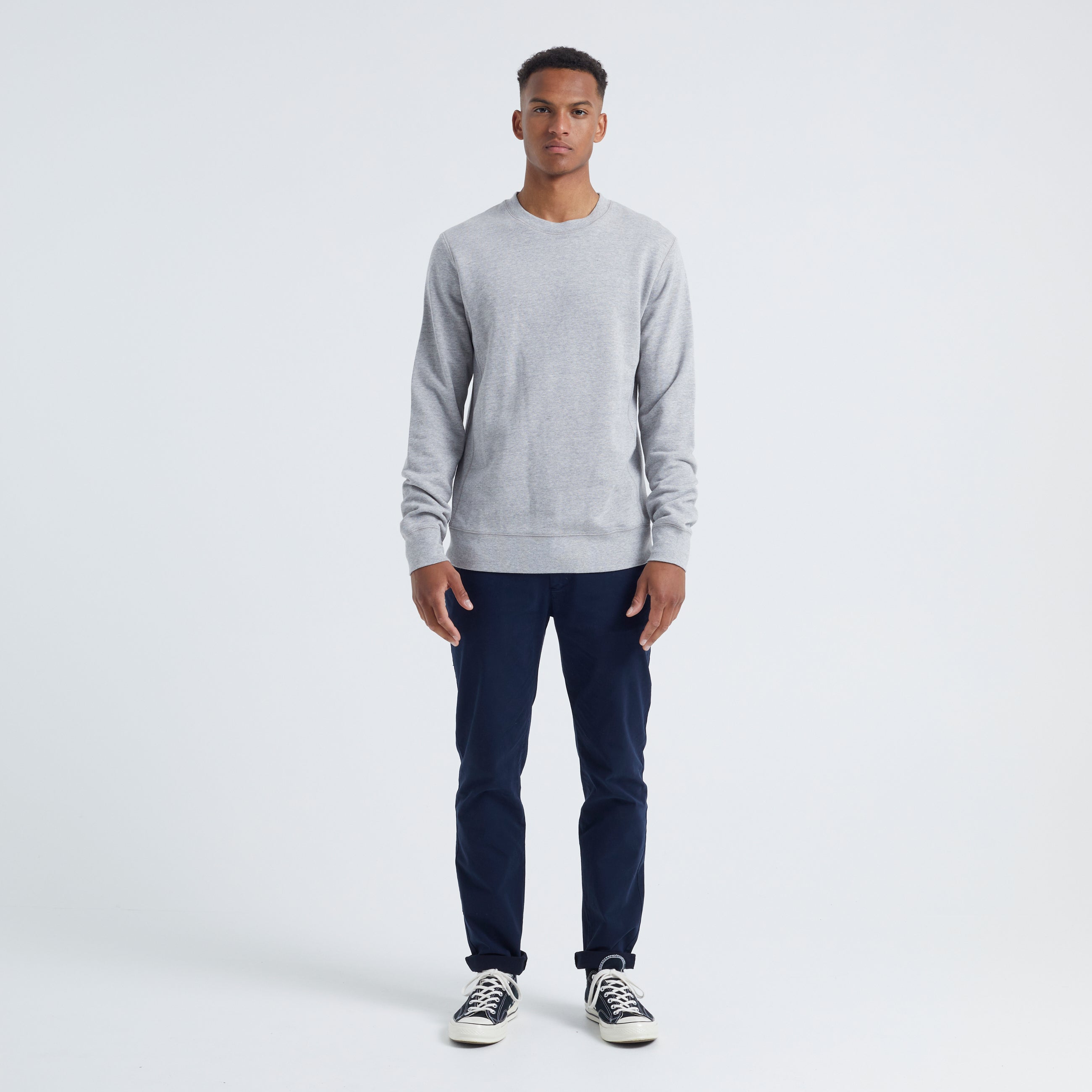 ByGarment Makers The Organic Sweatshirt Sweatshirt 1145 Light Grey Melange