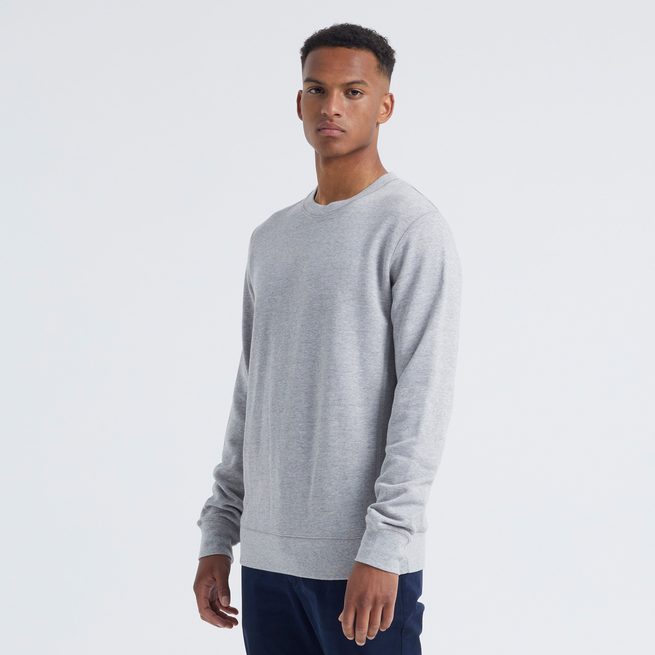 ByGarment Makers The Organic Sweatshirt Sweatshirt 1145 Light Grey Melange