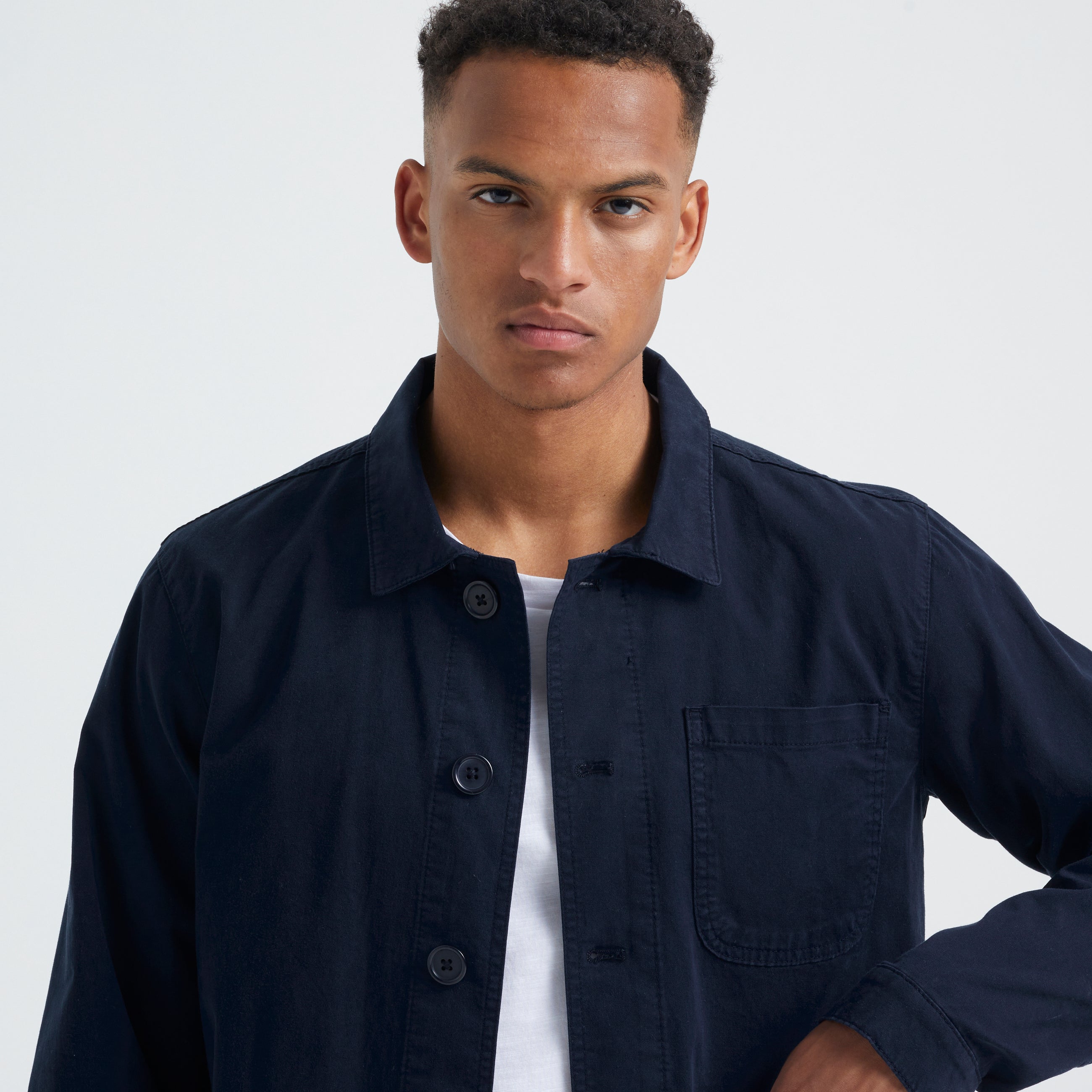 ByGarment Makers The Organic Workwear Jacket Jacket 3096 Navy Blazer