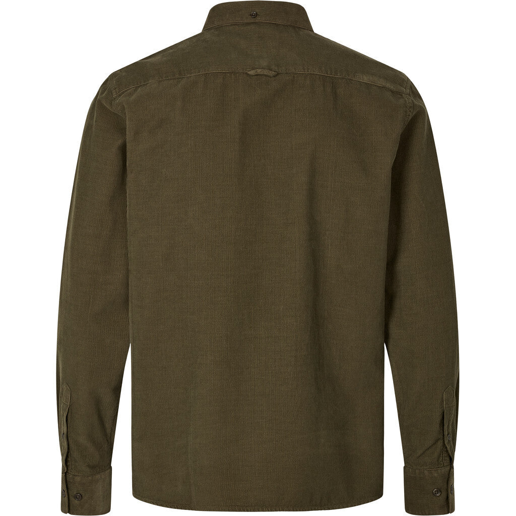 By Garment Makers Vincent Corduroy Shirt Shirt LS 1184 Russian Olive