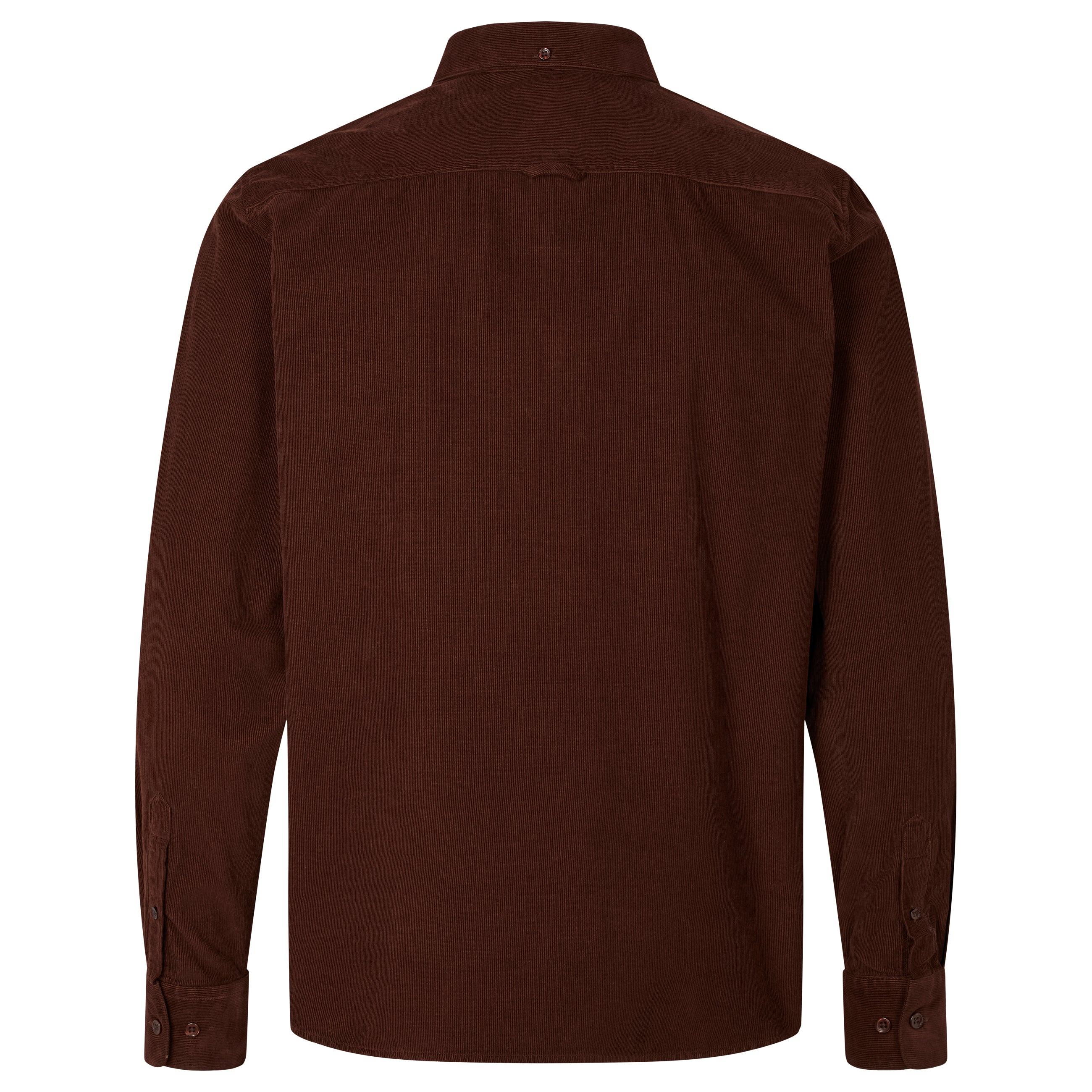 By Garment Makers Vincent Corduroy Shirt Shirt LS 3000 Ebony Brown